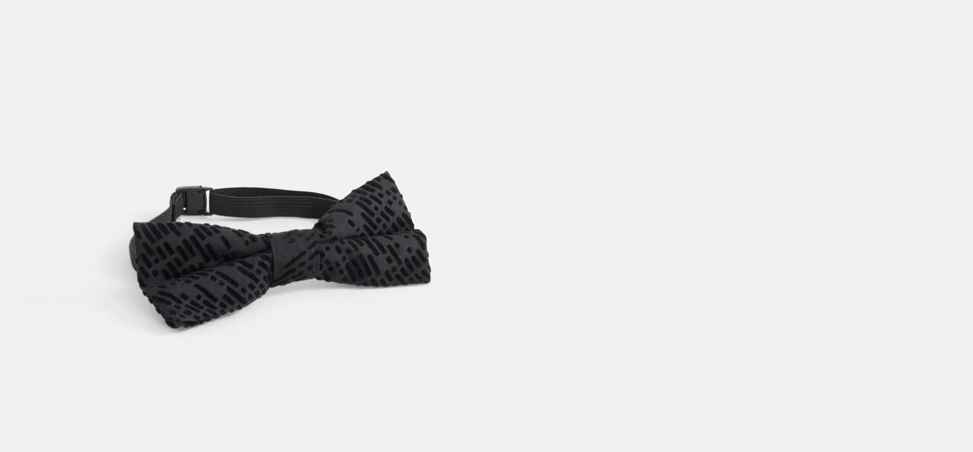 Bedruckte Schleife Schwarz SHOEBY ACCESSOIRES