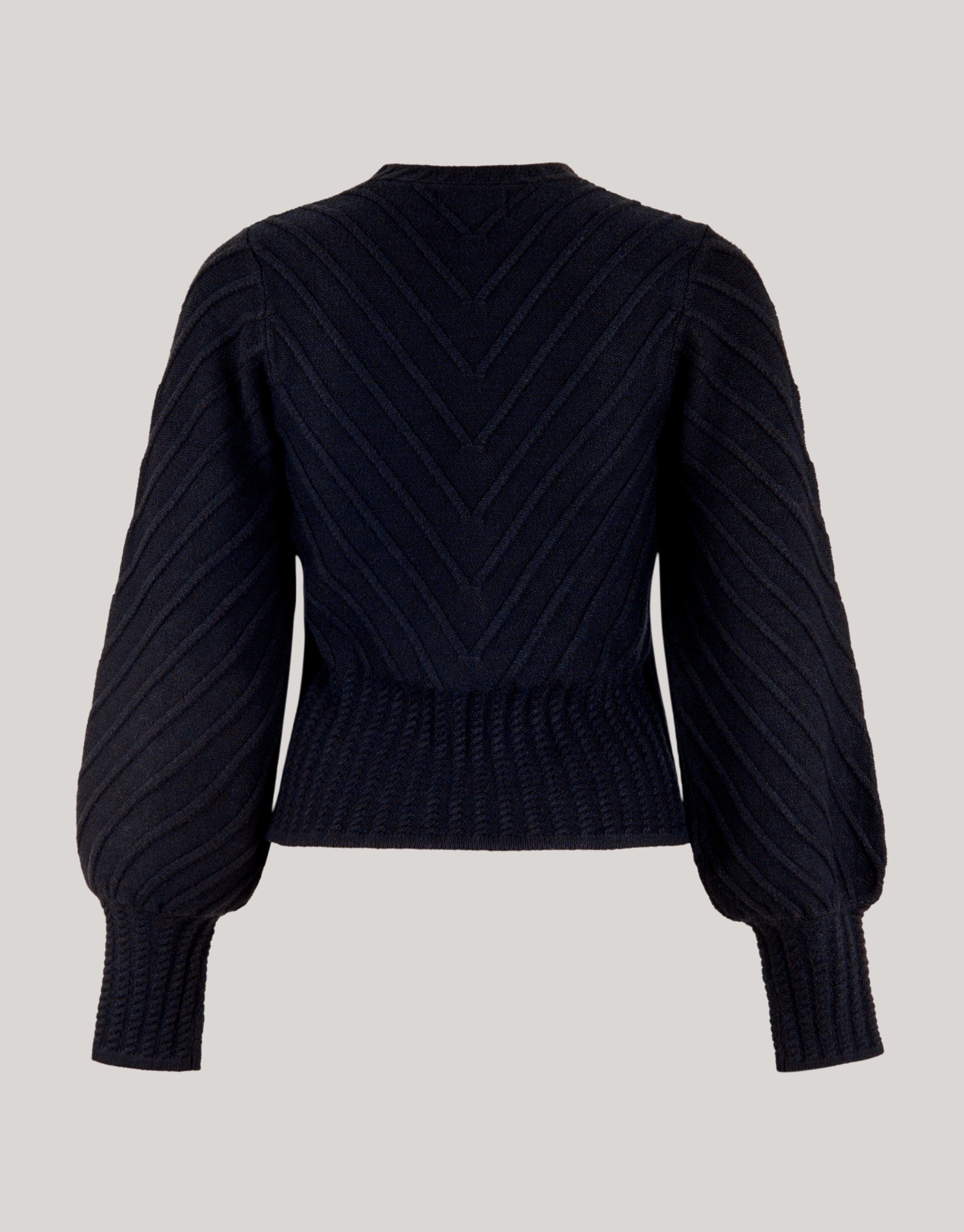 Diagonaler Pullover Schwarz SHOEBY WOMEN