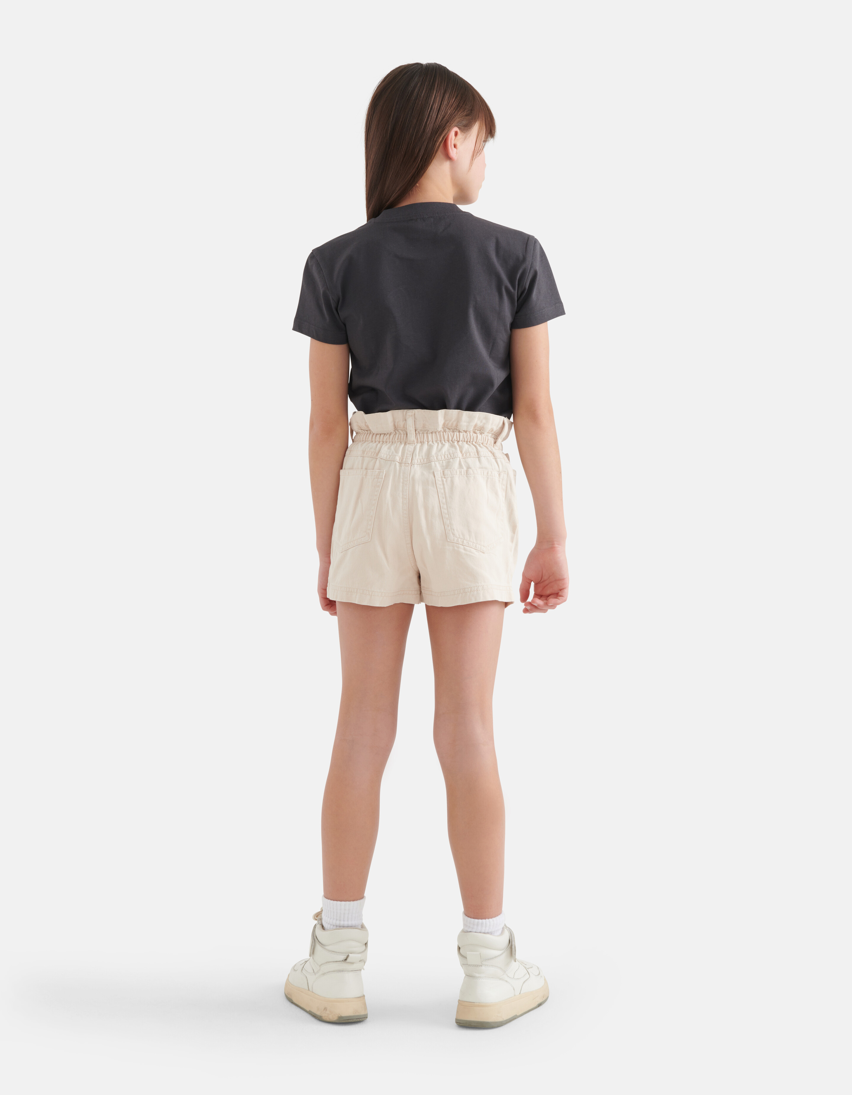 Stickerei-T-Shirt Dunkelgrau SHOEBY GIRLS