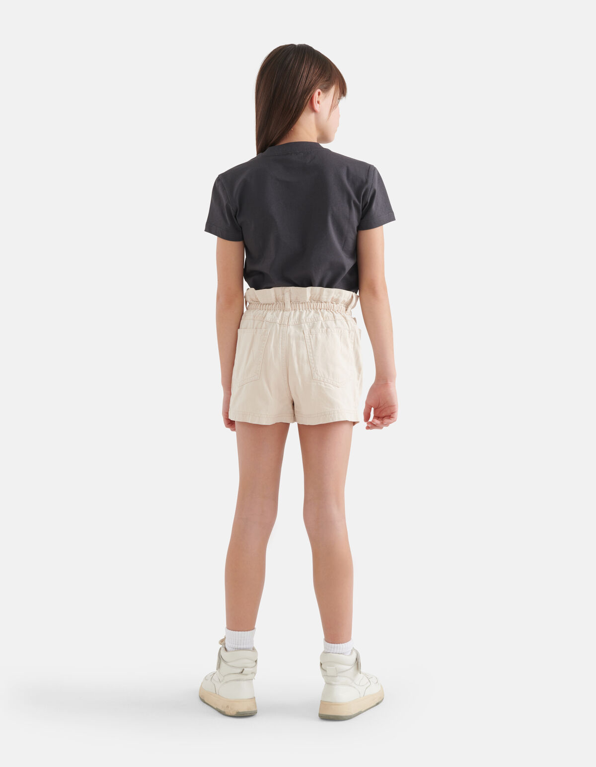 Stickerei-T-Shirt Dunkelgrau SHOEBY GIRLS