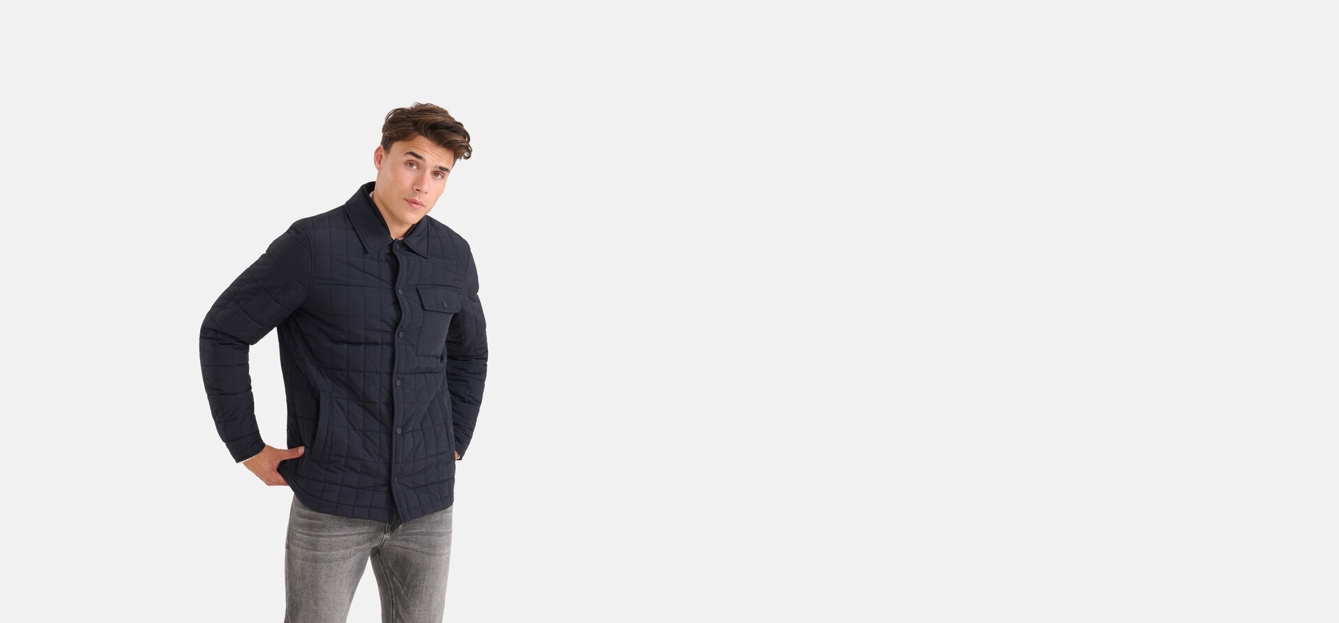 Steppjacke Schwarz SHOEBY MEN
