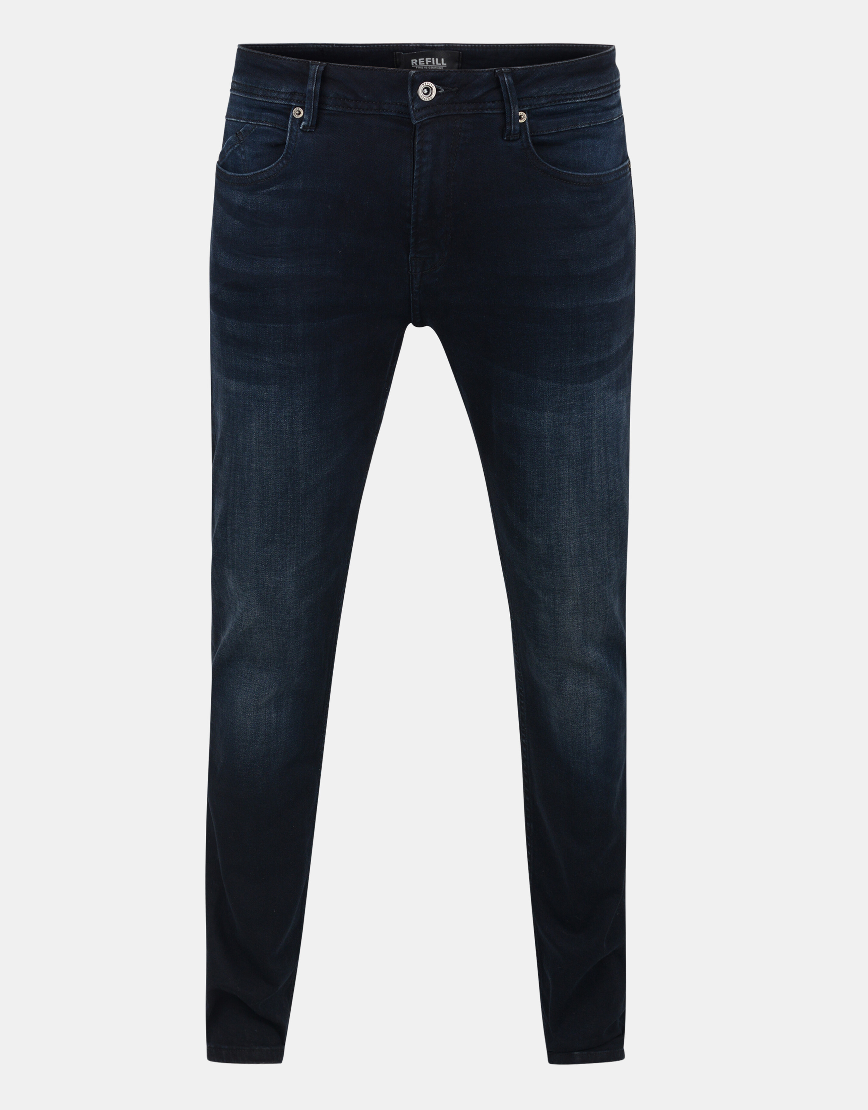 Lewis Straight Blau/Schwarz Jeans L32 Refill