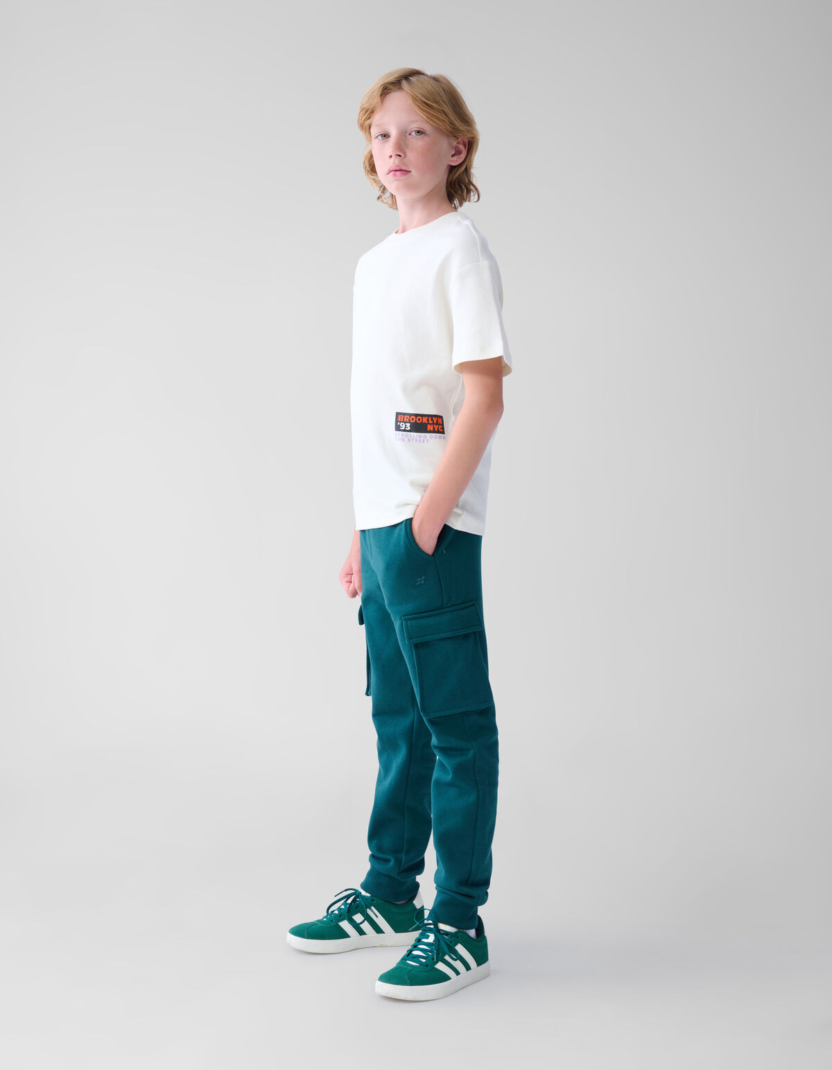 Cargo Broek Donkergroen SHOEBY BOYS