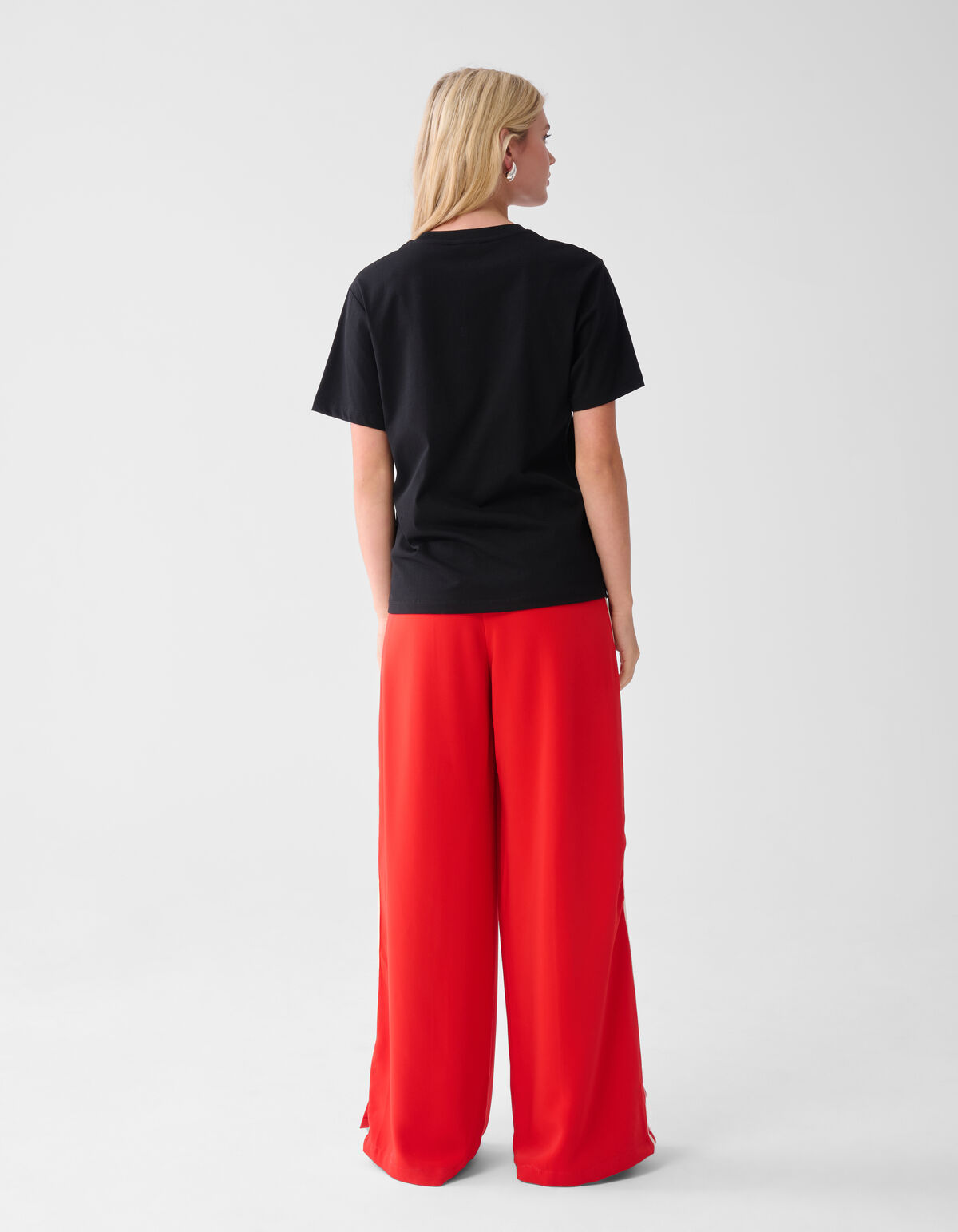 Seitenstreifen-Hose Rot SHOEBY WOMEN