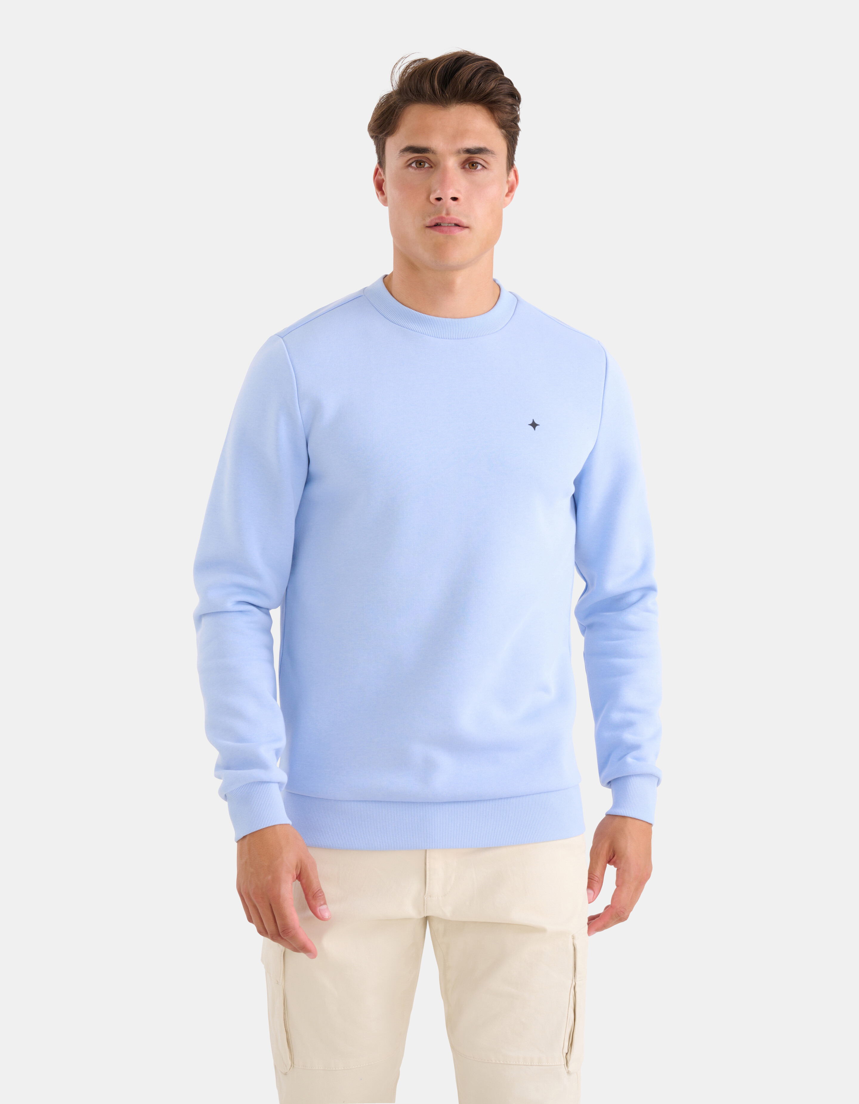 Sparkle Pullover Hellblau SHOEBY MEN