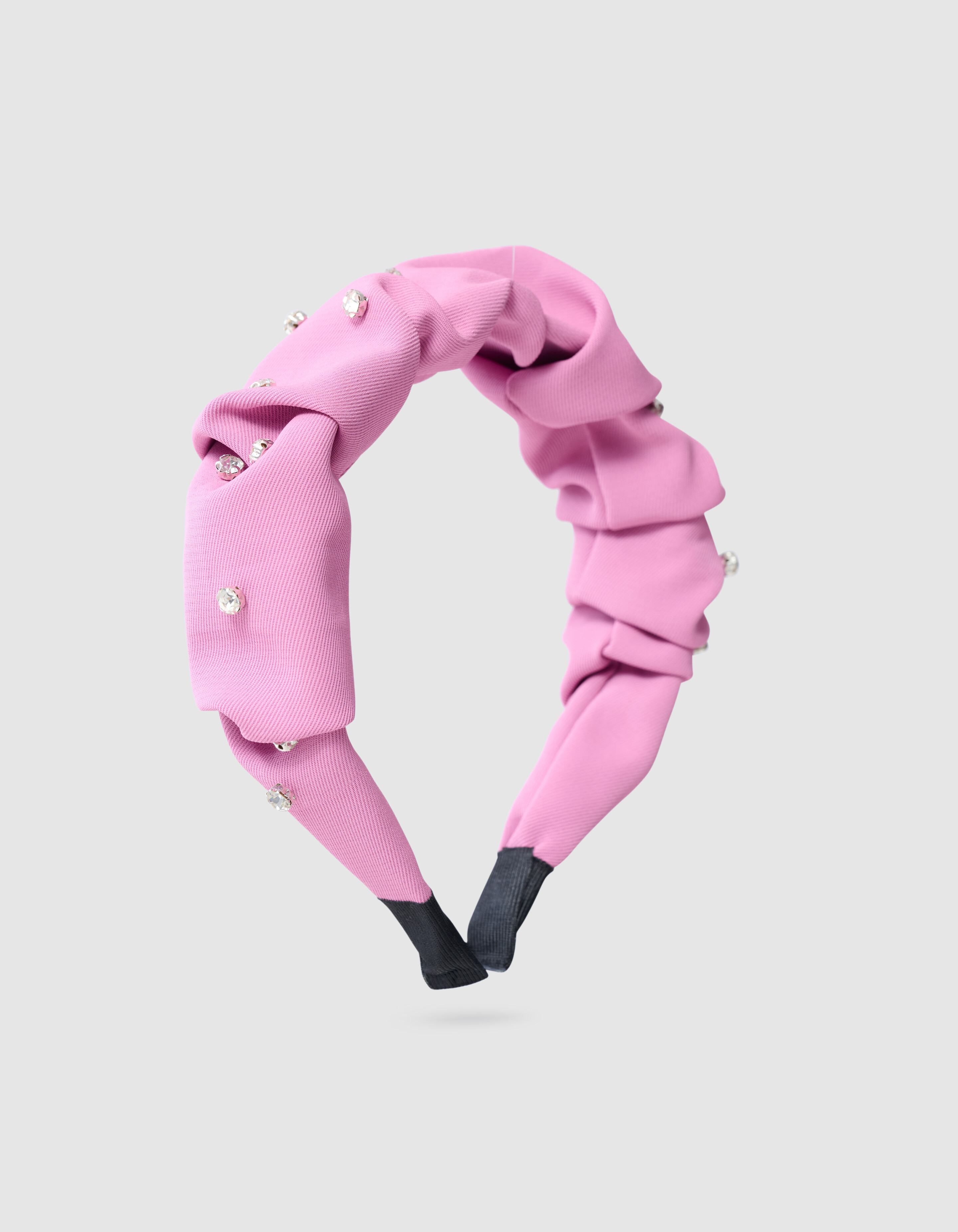 Strass-Haarband mit Kräuselung, rosa SHOEBY ACCESSOIRES