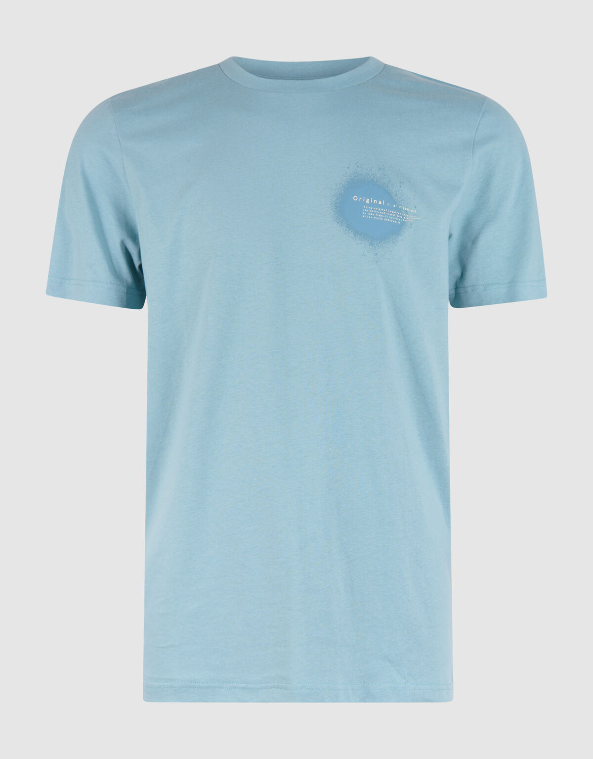 Artwork T-shirt Lichtblauw SHOEBY MEN