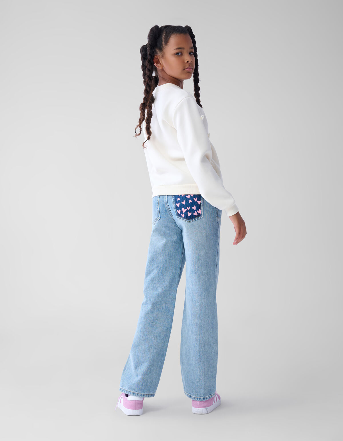 Straight Fit Jeans Gebleicht SHOEBY GIRLS