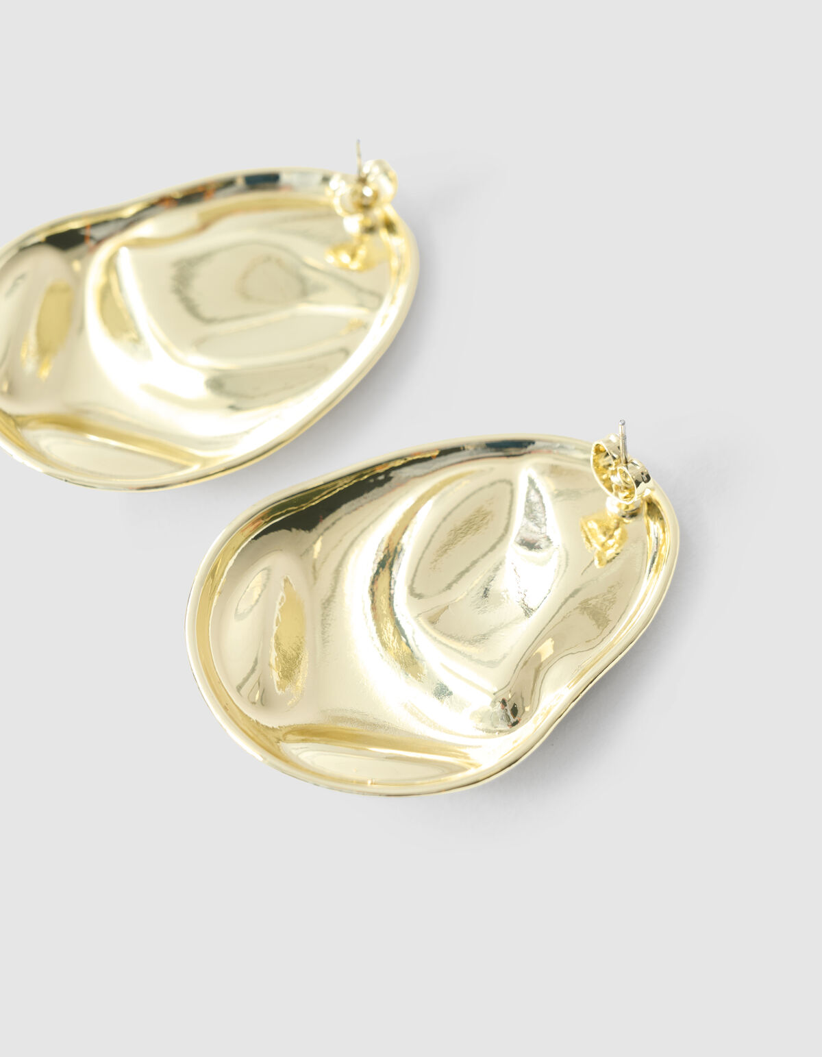 Oval Ohrringe Gold SHOEBY ACCESSOIRES