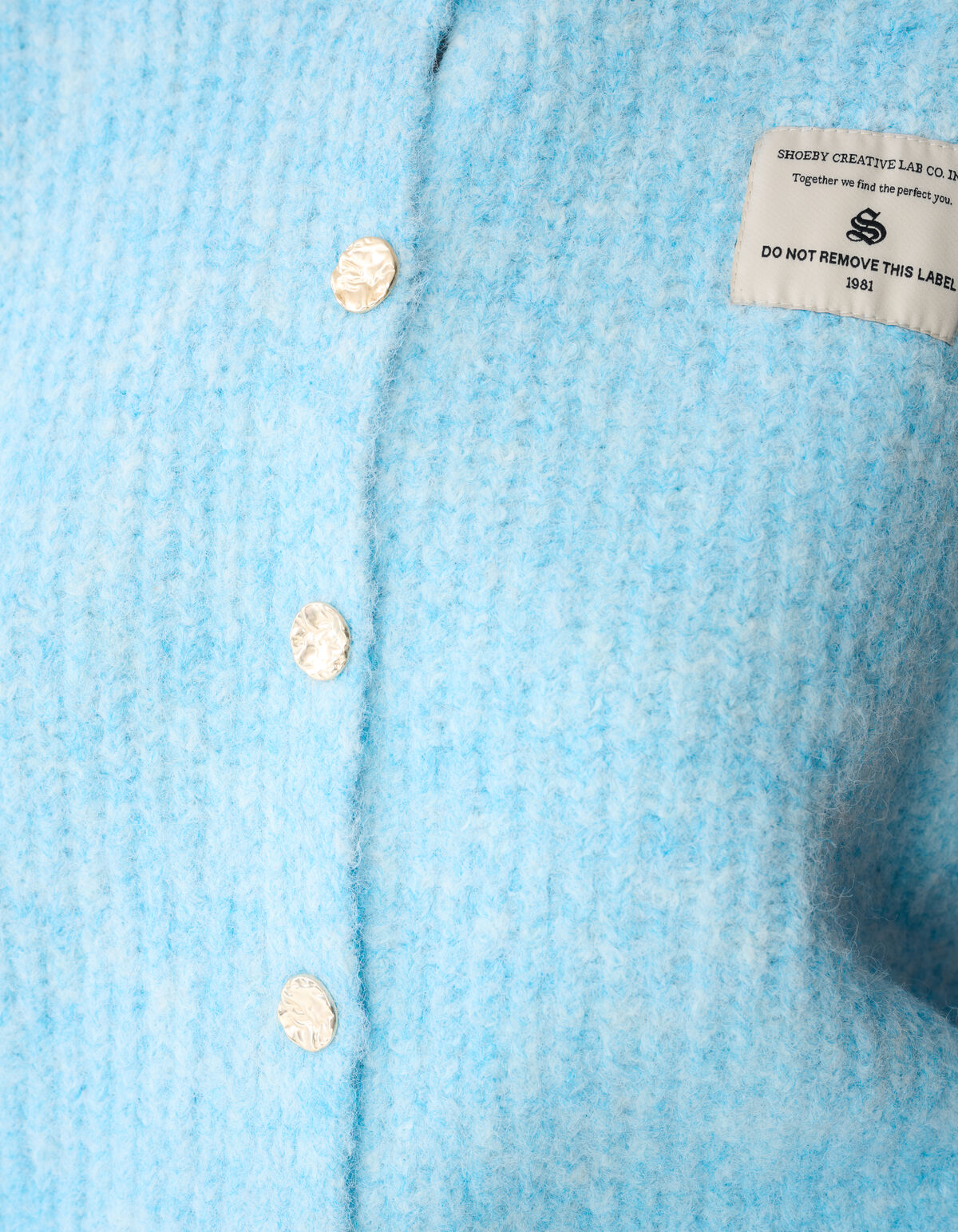 Flauschige Weste Hellblau SHOEBY WOMEN