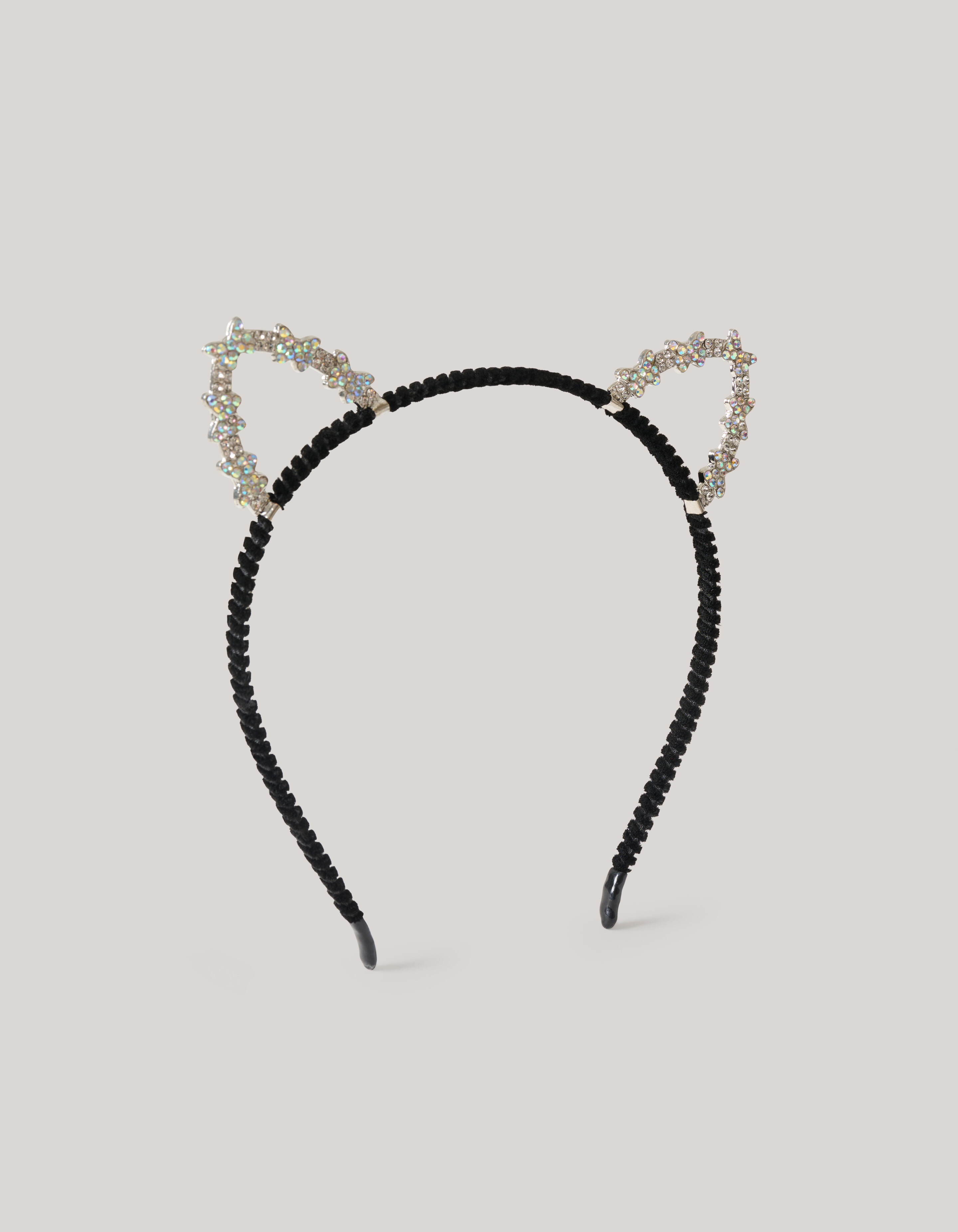 Strass-Haarband Katze Schwarz SHOEBY ACCESSOIRES