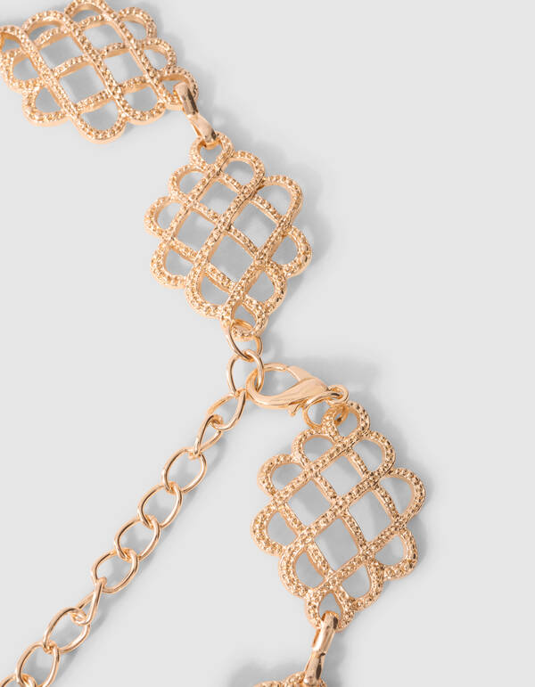 Vintage Chain G&uuml;rtel Gold SHOEBY ACCESSOIRES