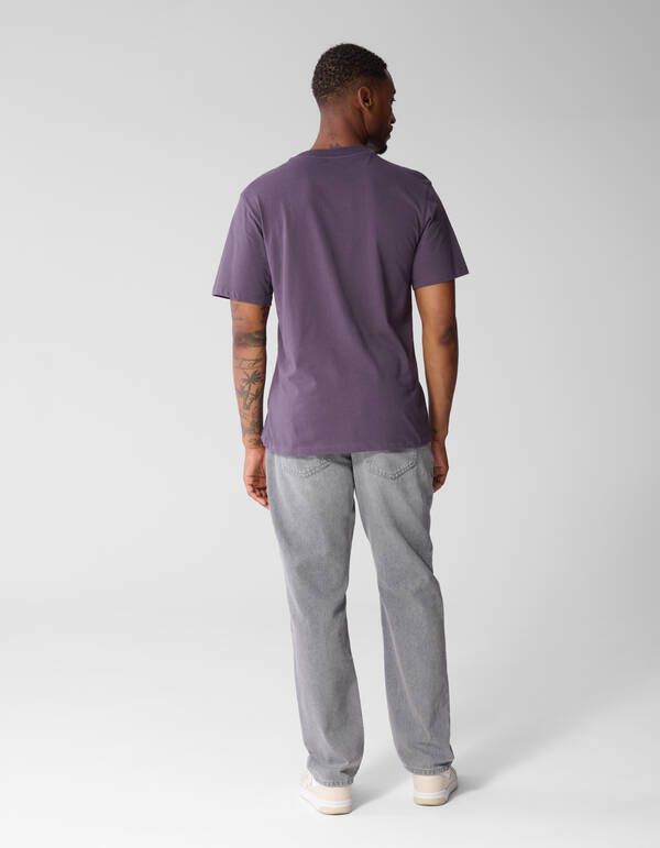 Minimal Artwork T-Shirt Lila SHOEBY MEN