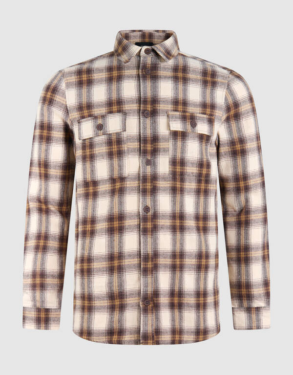 Ruiten Hemd Hellbraun SHOEBY MEN