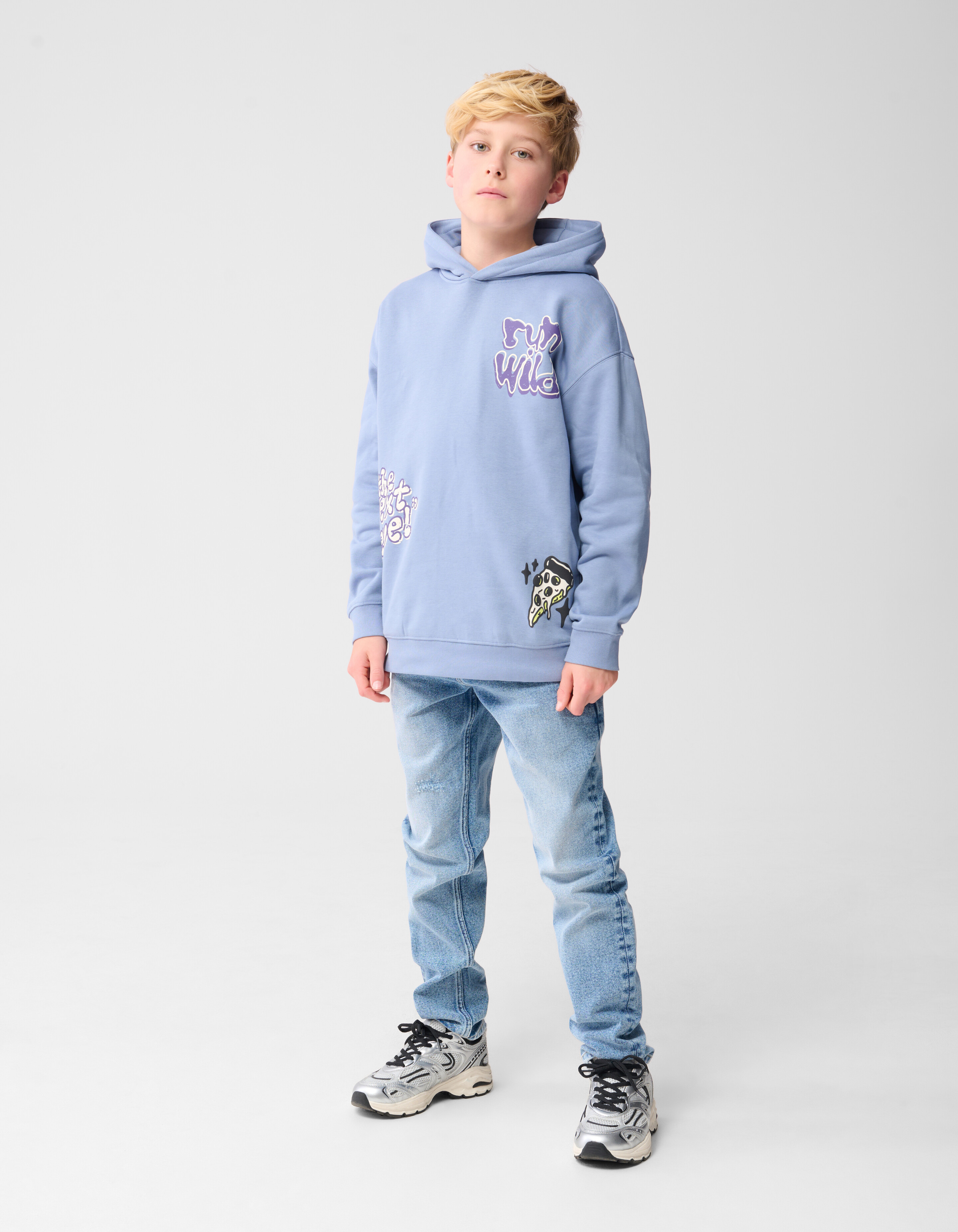 Next Level Artwork Hoodie Hellblau SHOEBY BOYS