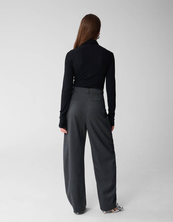 Blumen Polo Top Schwarz SHOEBY WOMEN