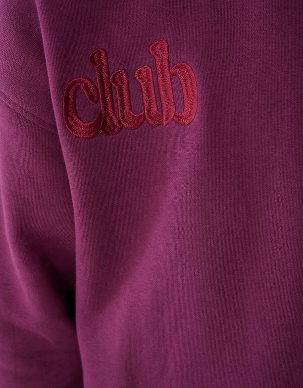Club Stickerei Hoodie Dunkelrot SHOEBY BOYS