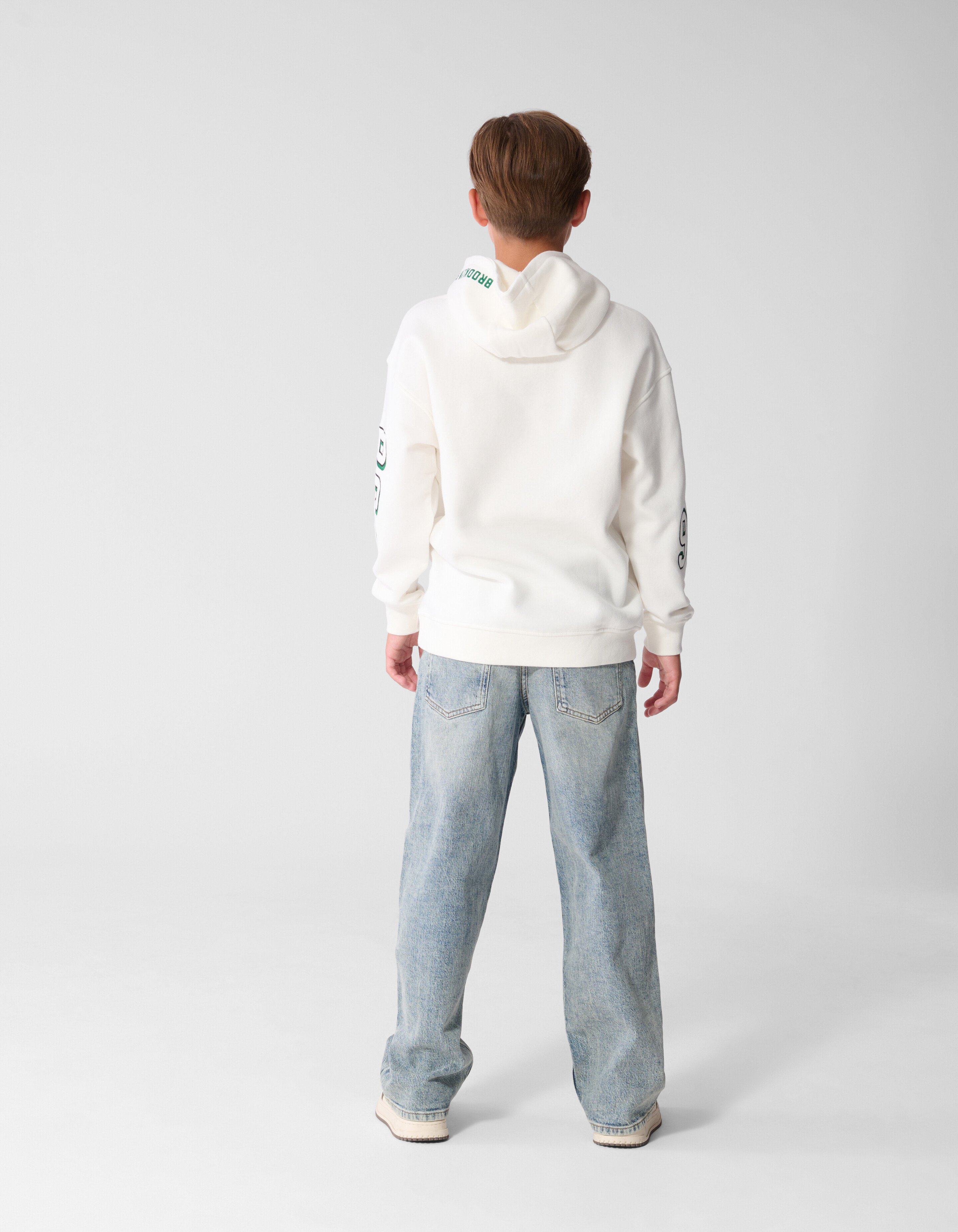 Brooklyn Oversized Hoodie Wei&szlig; SHOEBY BOYS