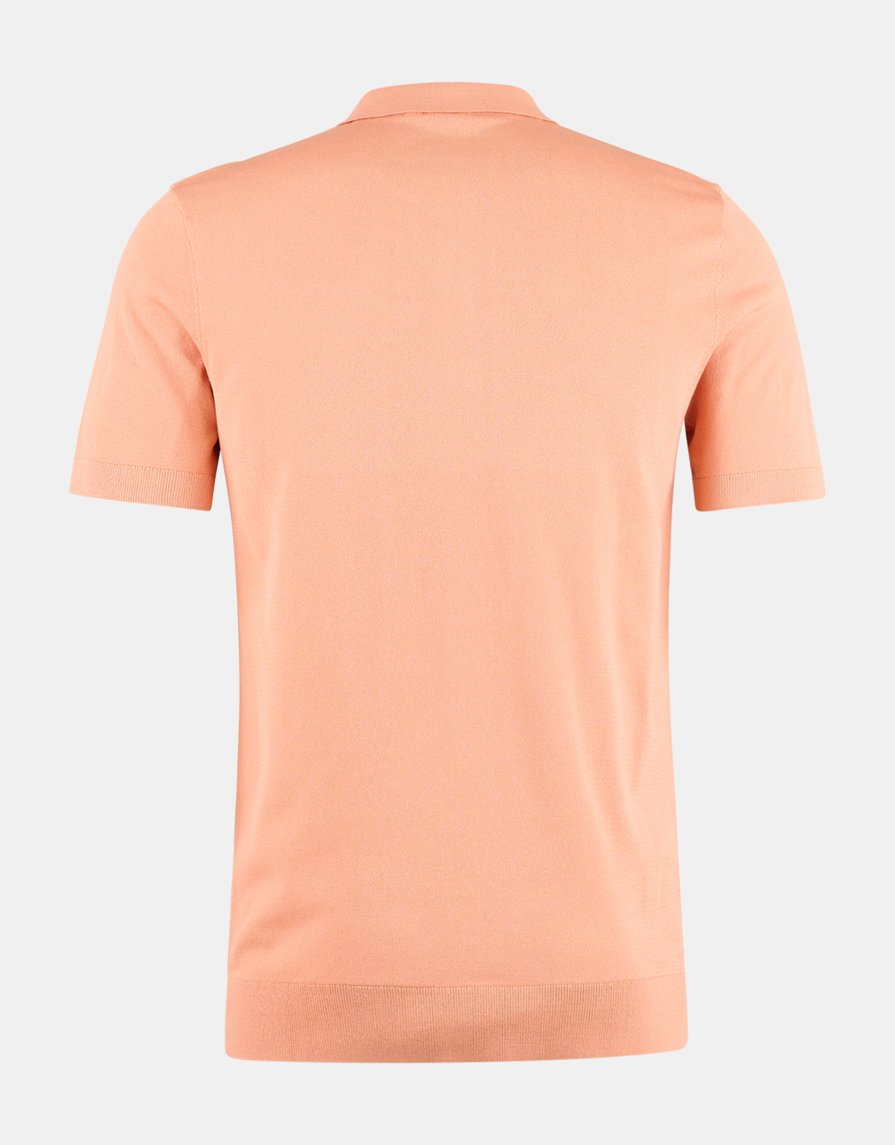 Gestricktes Poloshirt mit Reißverschluss REFILL