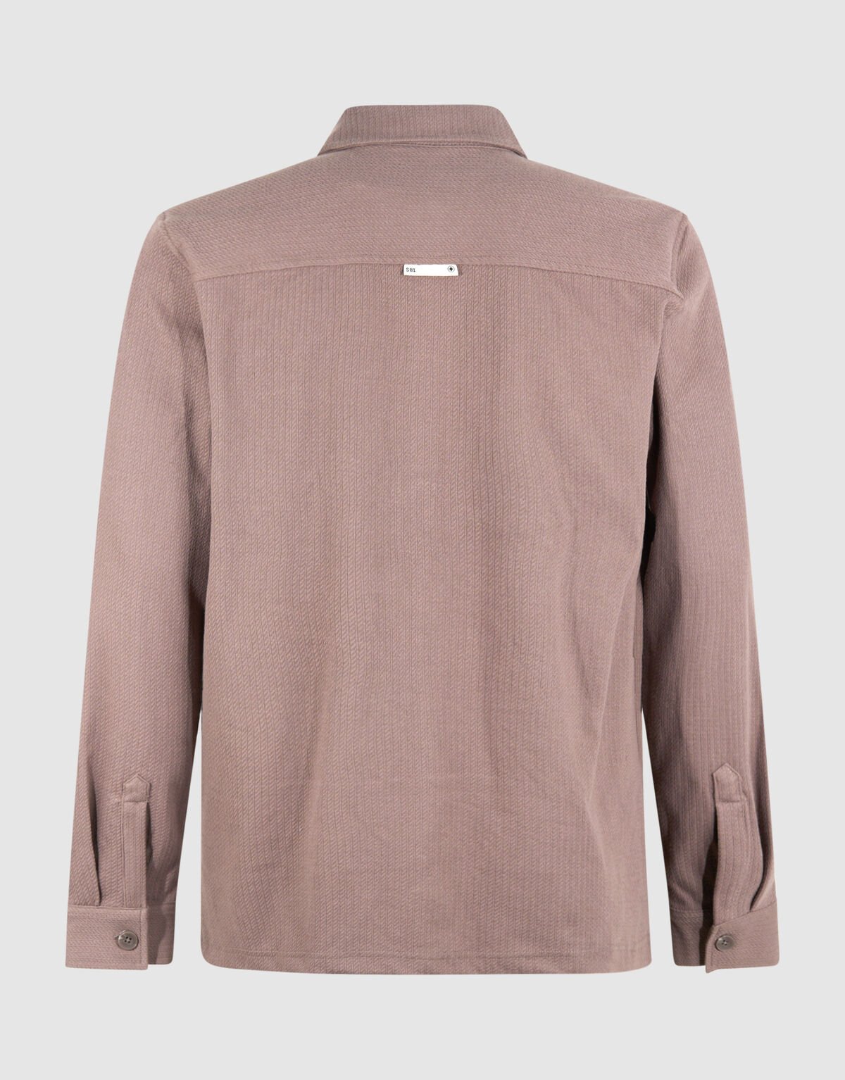 Strukturiertes Overshirt Hellbraun SHOEBY MEN