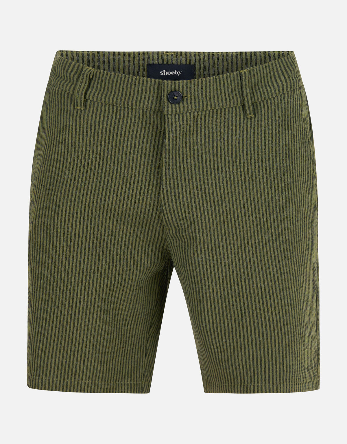 Gestreifte Seersucker Short Grün SHOEBY MEN