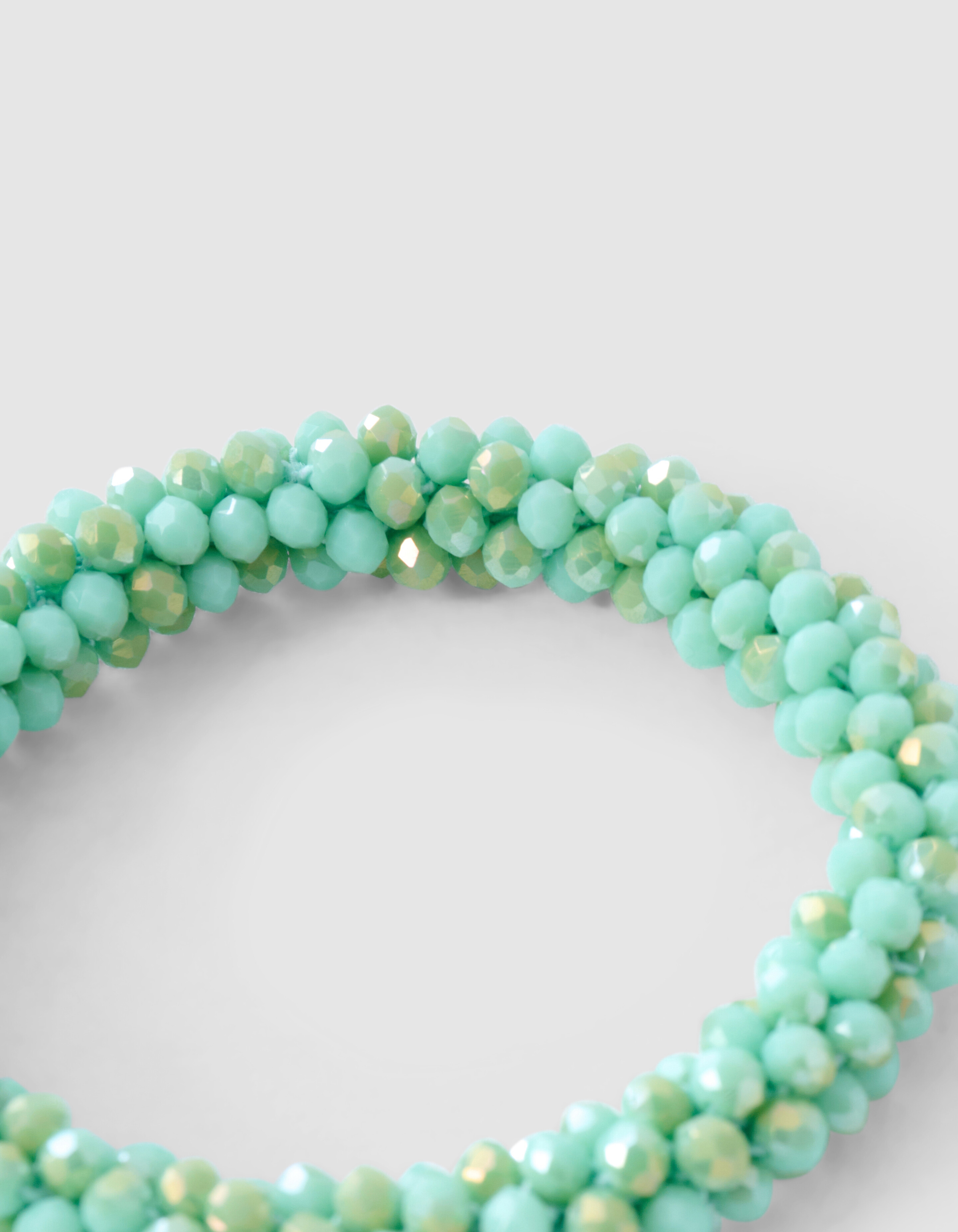 Perlenarmband in Grün SHOEBY ACCESSOIRES