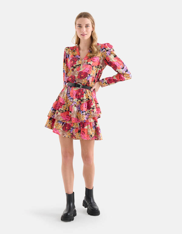Kleid mit Blumendruck im Vintage-Stil SHOEBY WOMEN