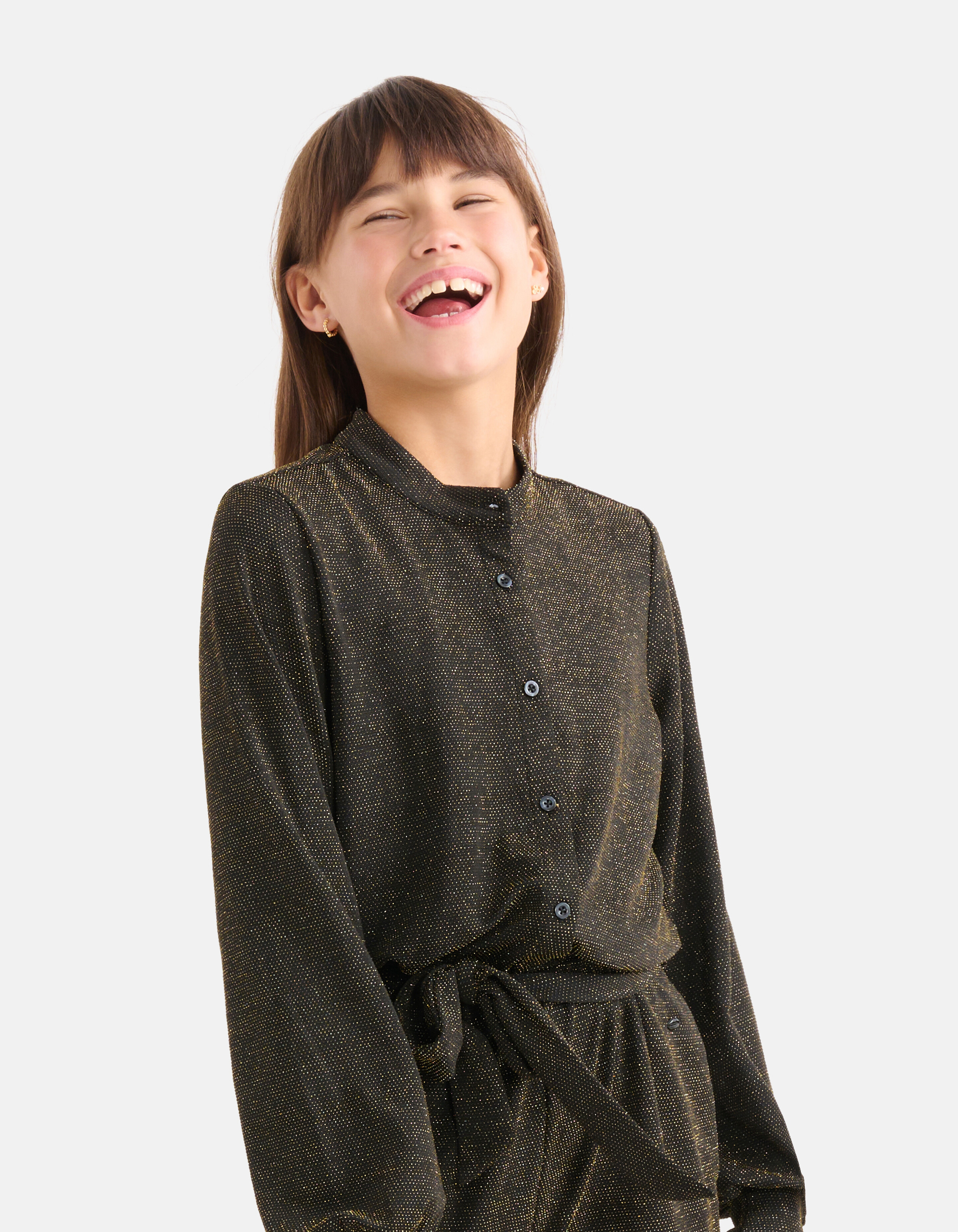 Lurex-Overall Schwarz von Nicolette SHOEBY GIRLS