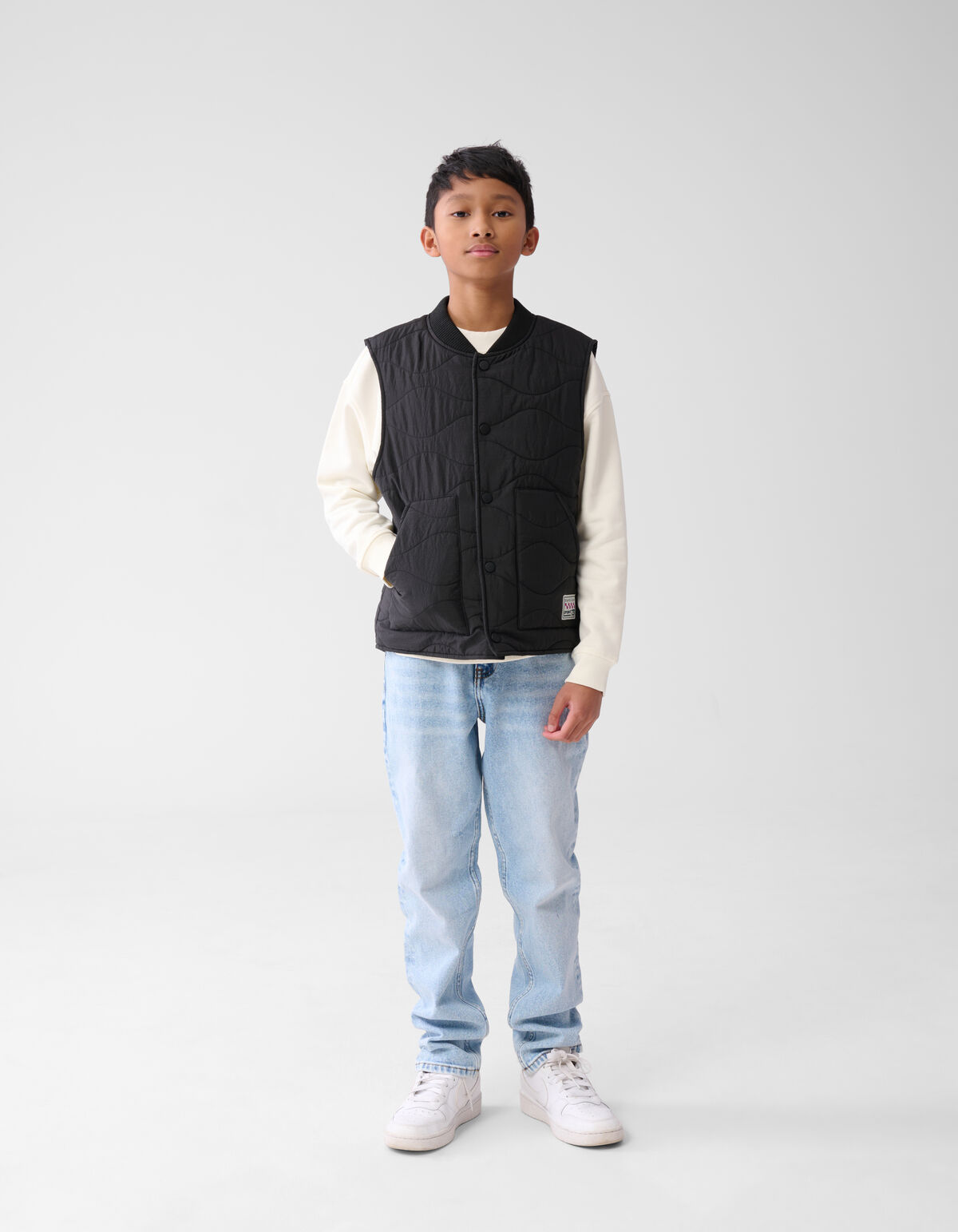 Structure Bodywarmer Schwarz SHOEBY BOYS
