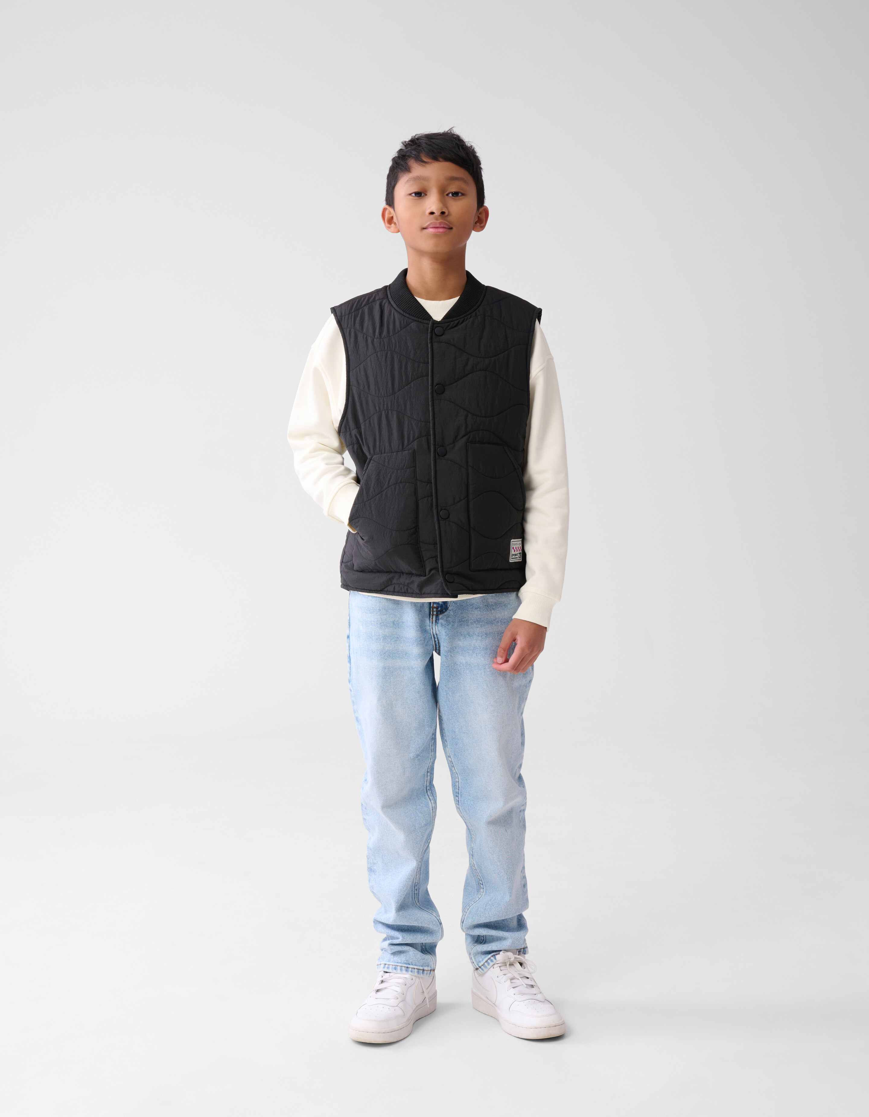 Structure Bodywarmer Schwarz SHOEBY BOYS