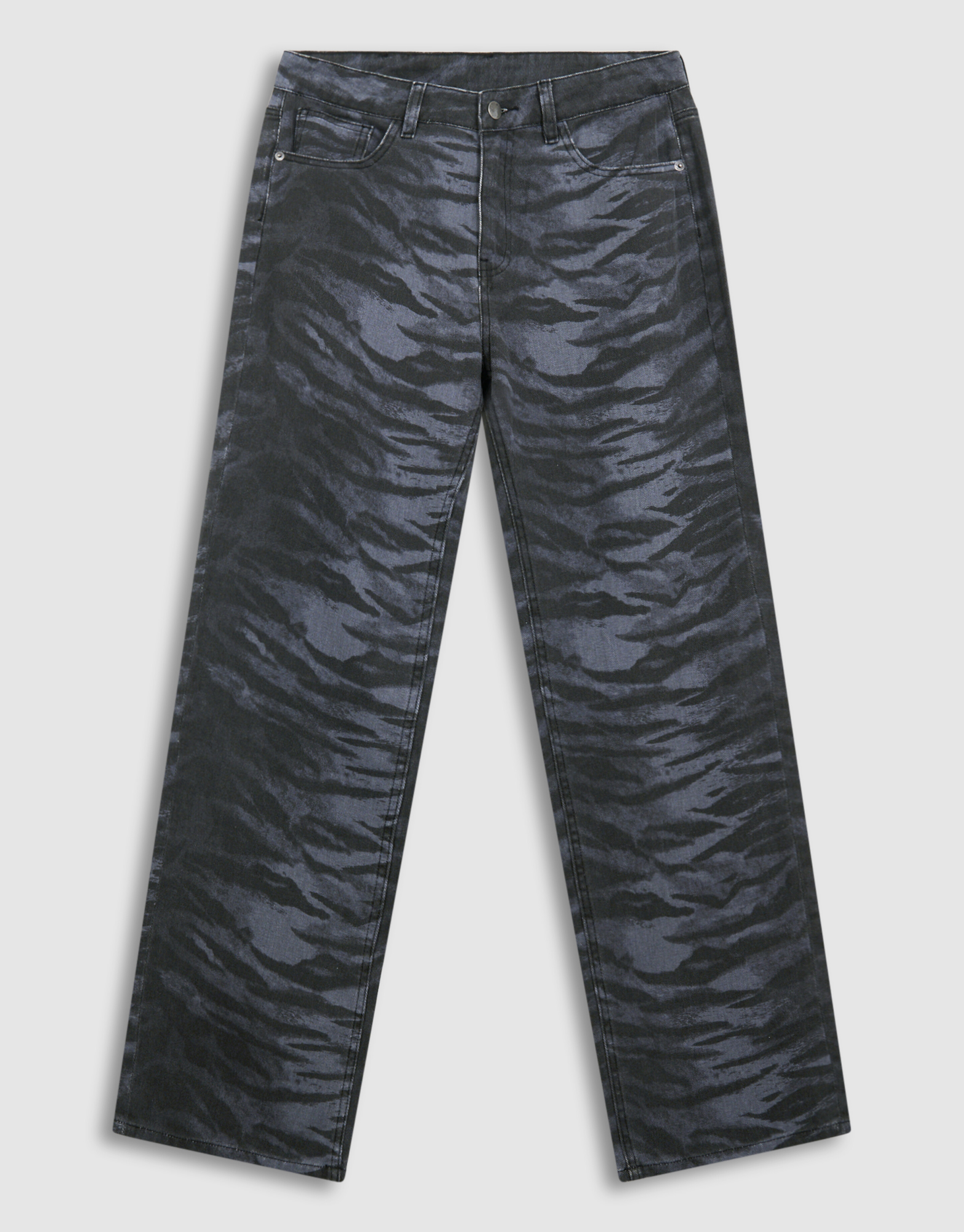 Tiger Wide Leg Fit Jeans Dunkelgrau SHOEBY WOMEN