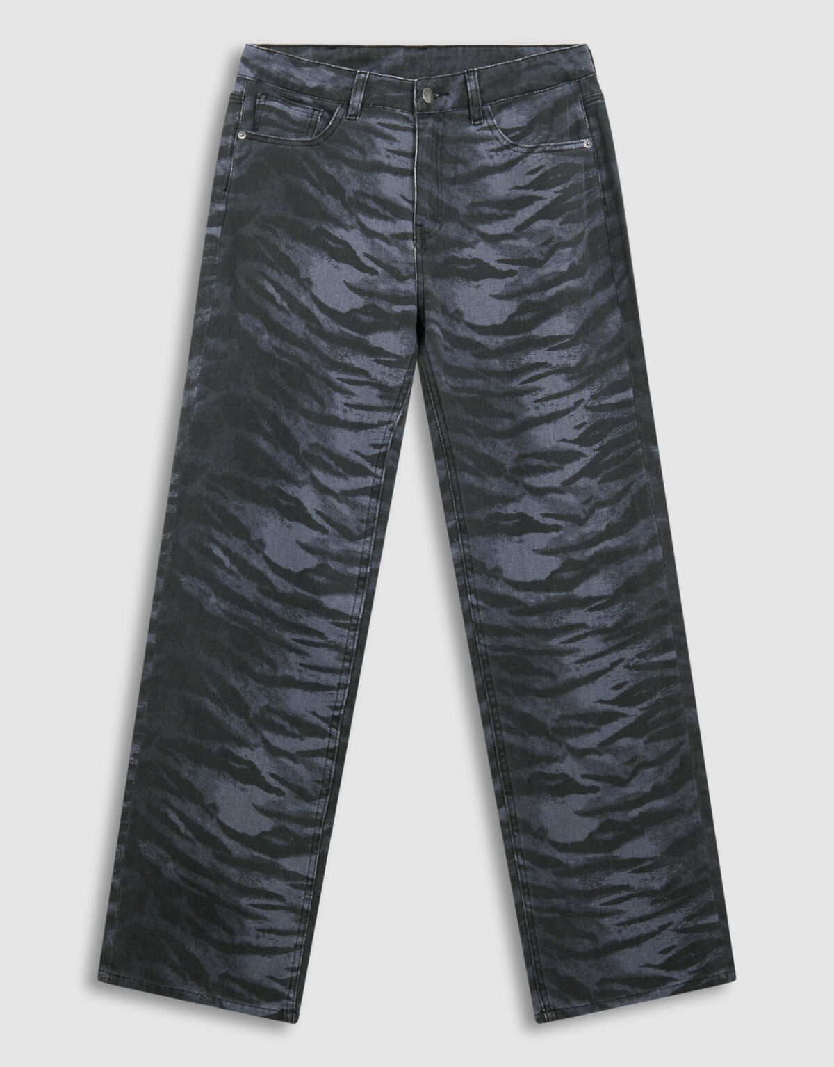Tiger Wide Leg Fit Jeans Dunkelgrau SHOEBY WOMEN