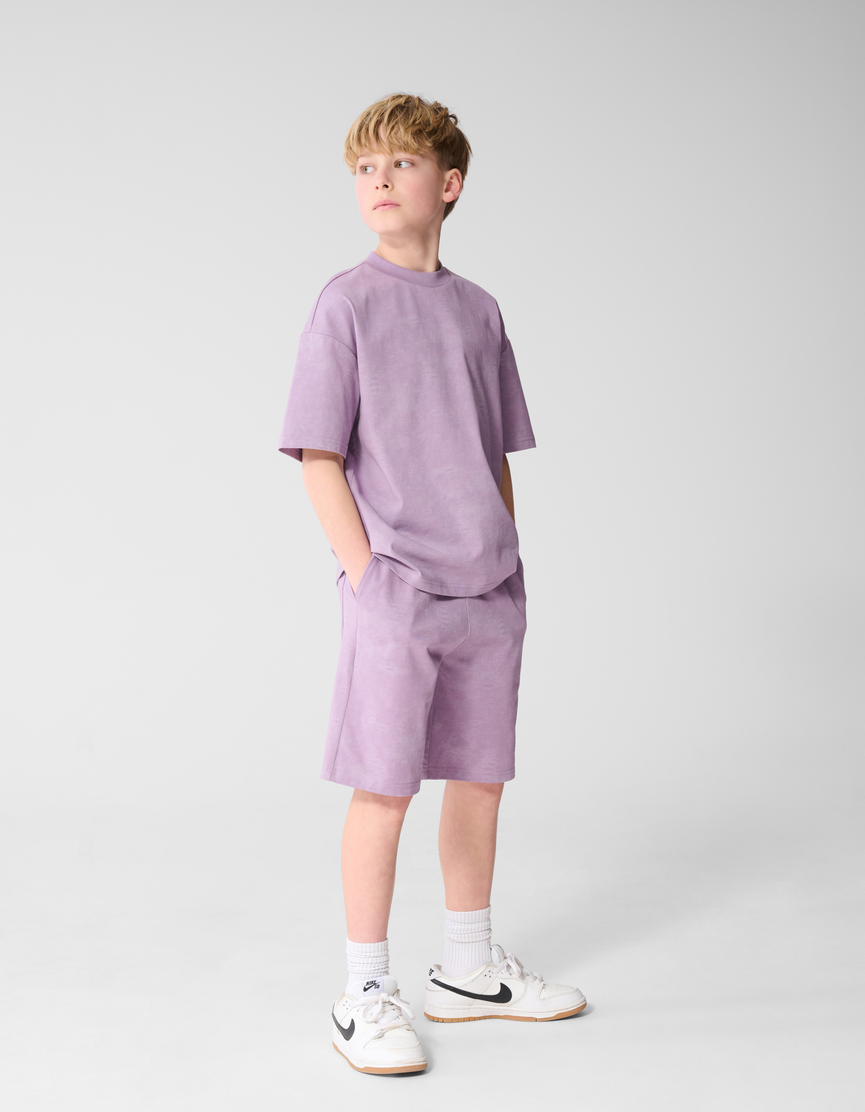 Oversized Washed Label T-Shirt Helllila SHOEBY BOYS