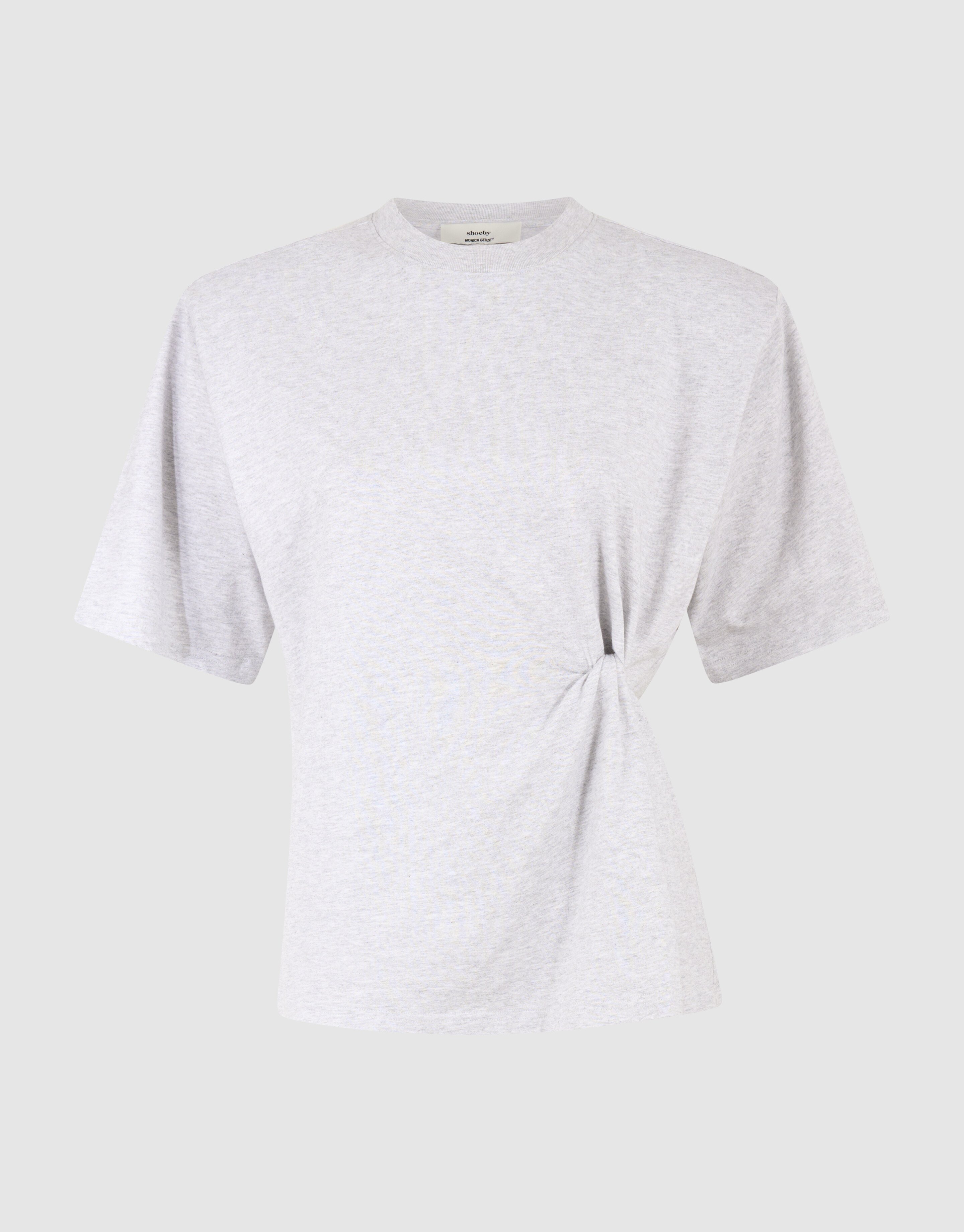 Oversized Knot T-Shirt Hellgrau Von Monica SHOEBY WOMEN