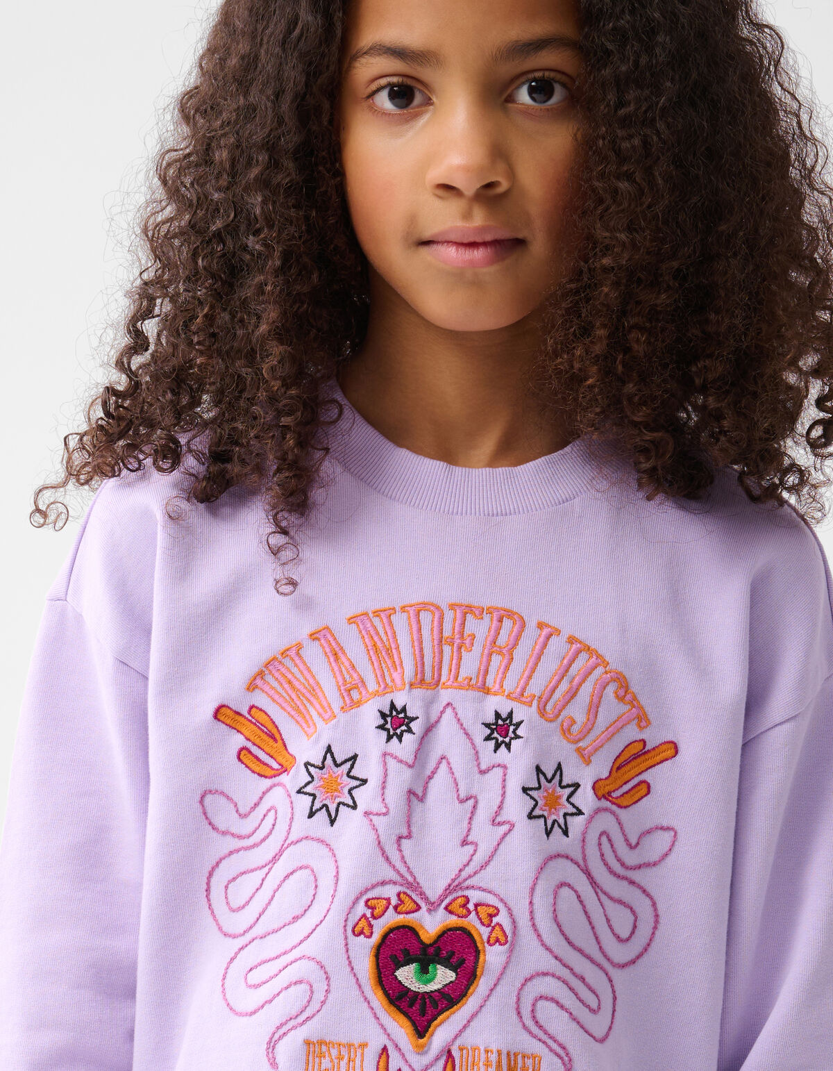 Fernweh-Pullover Hellviolett SHOEBY GIRLS