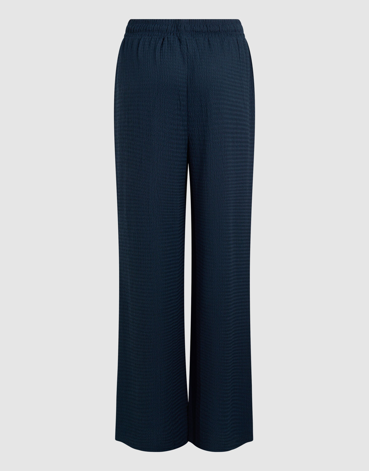 Crinkle-Hose mit weitem Bein Dunkelblau SHOEBY WOMEN