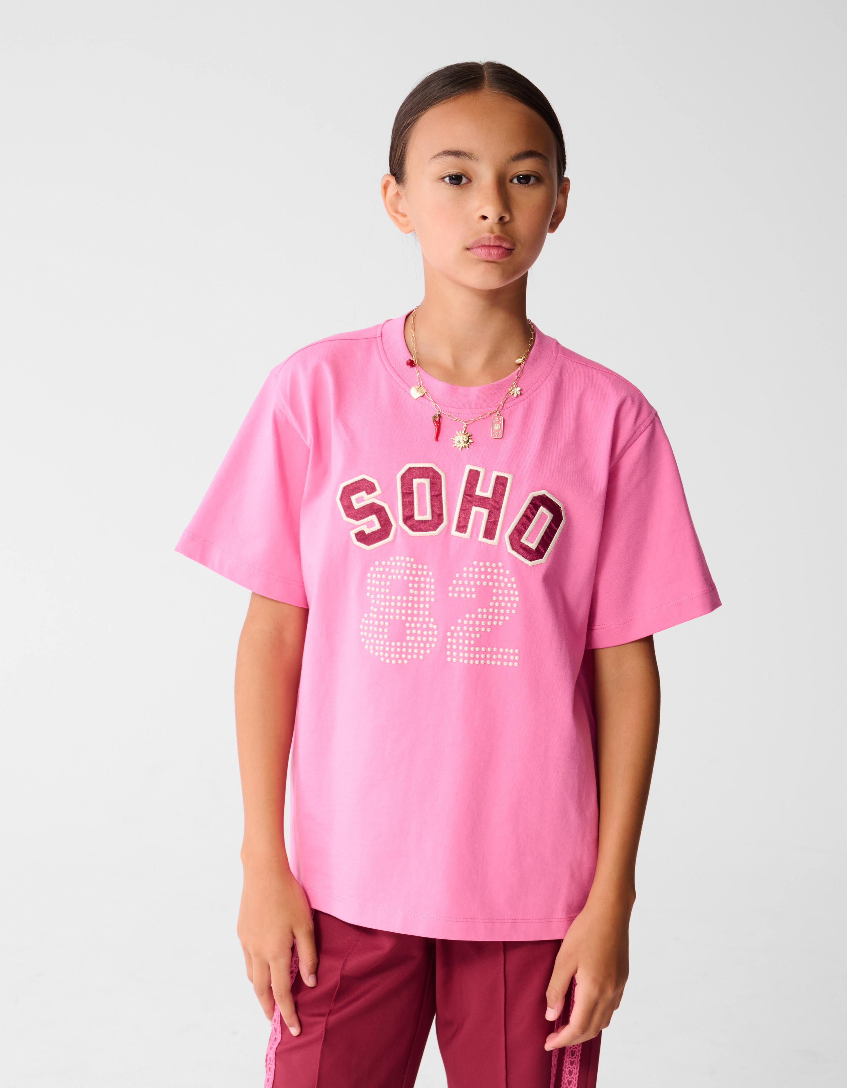 Soho Artwork T-Shirt Rosa SHOEBY GIRLS