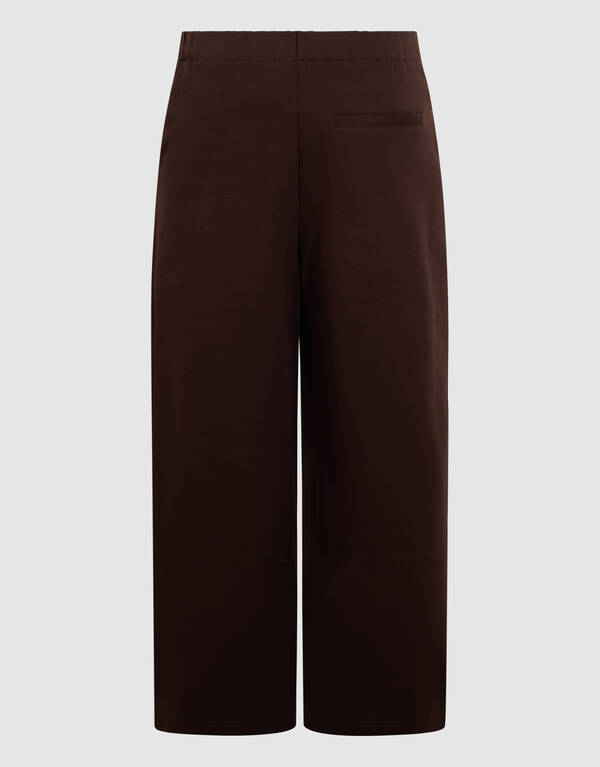 Jogginghose mit sauberem Bund, dunkelbraun SHOEBY WOMEN