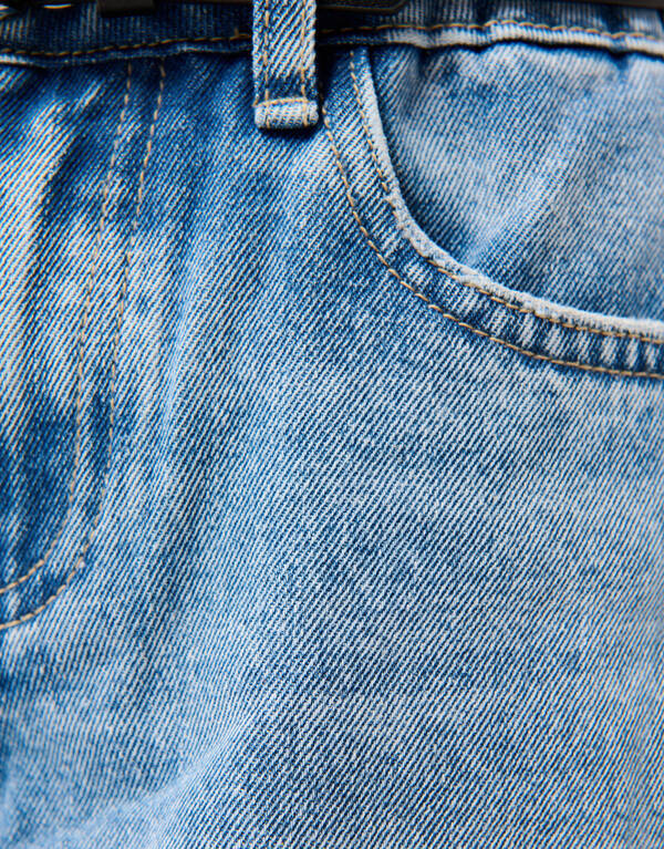 Denim Pearl Straight Fit Jeans Blau SHOEBY GIRLS