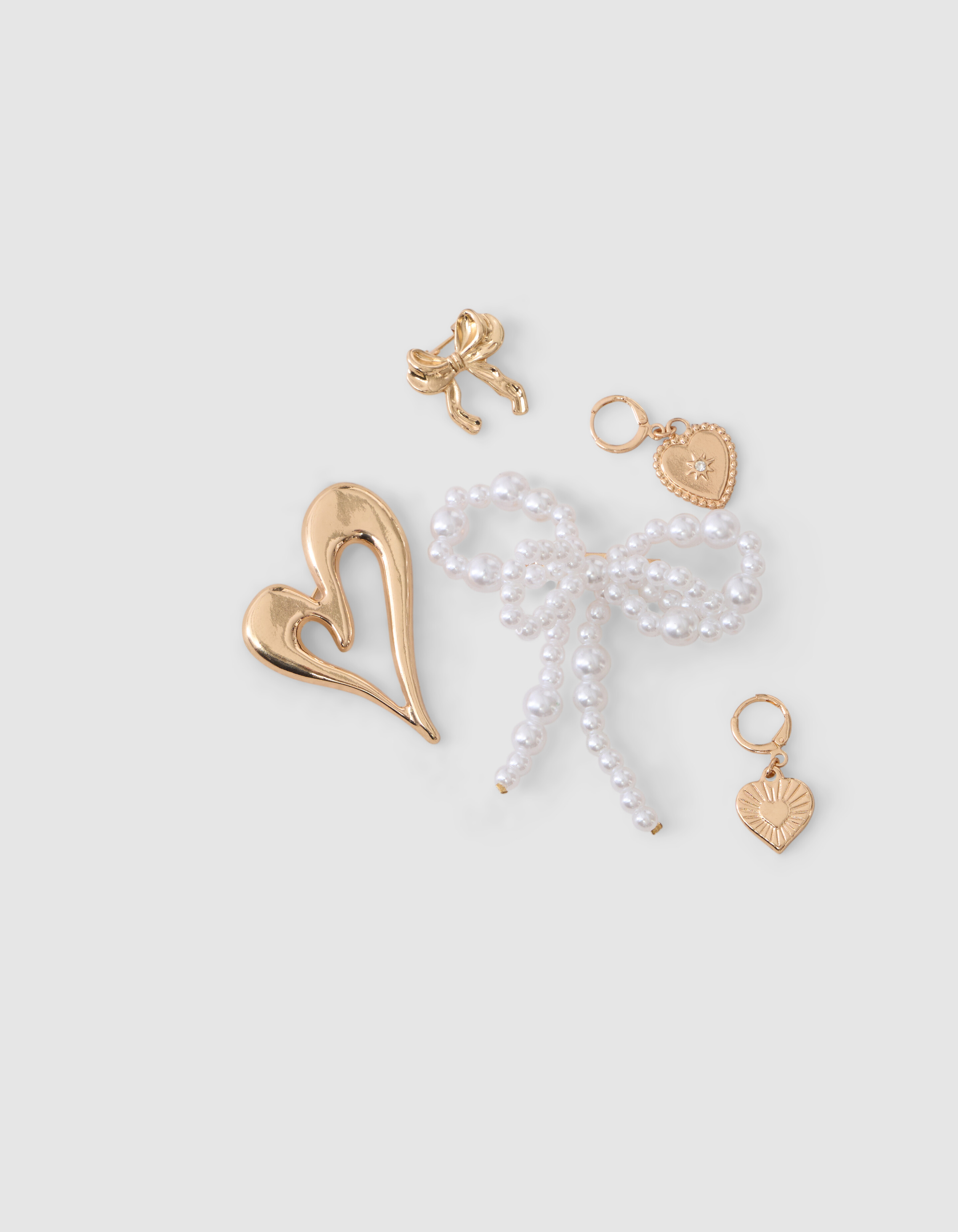 Schleifen-Schuhanh&auml;nger Gold SHOEBY ACCESSOIRES