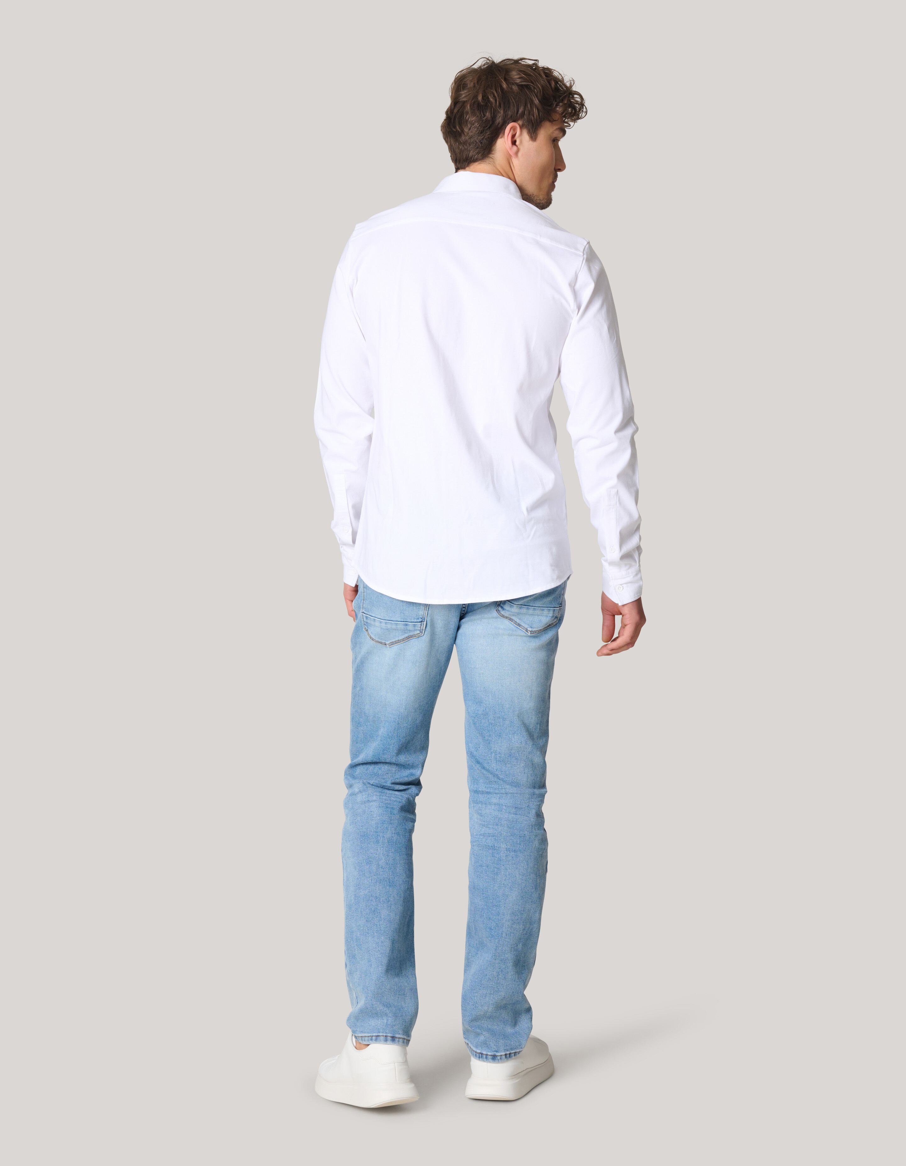 Weißes Hemd aus Baumwolle SHOEBY MEN