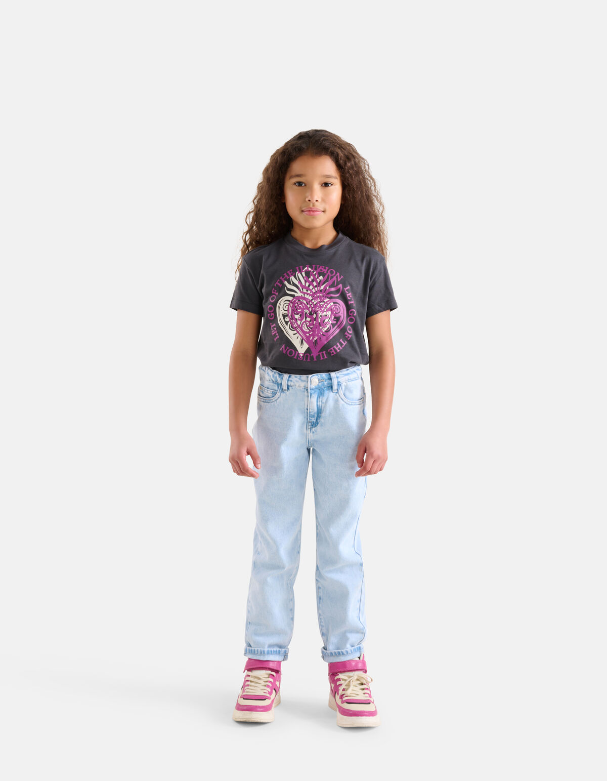 Barrel Leg Jeans gebleicht SHOEBY GIRLS