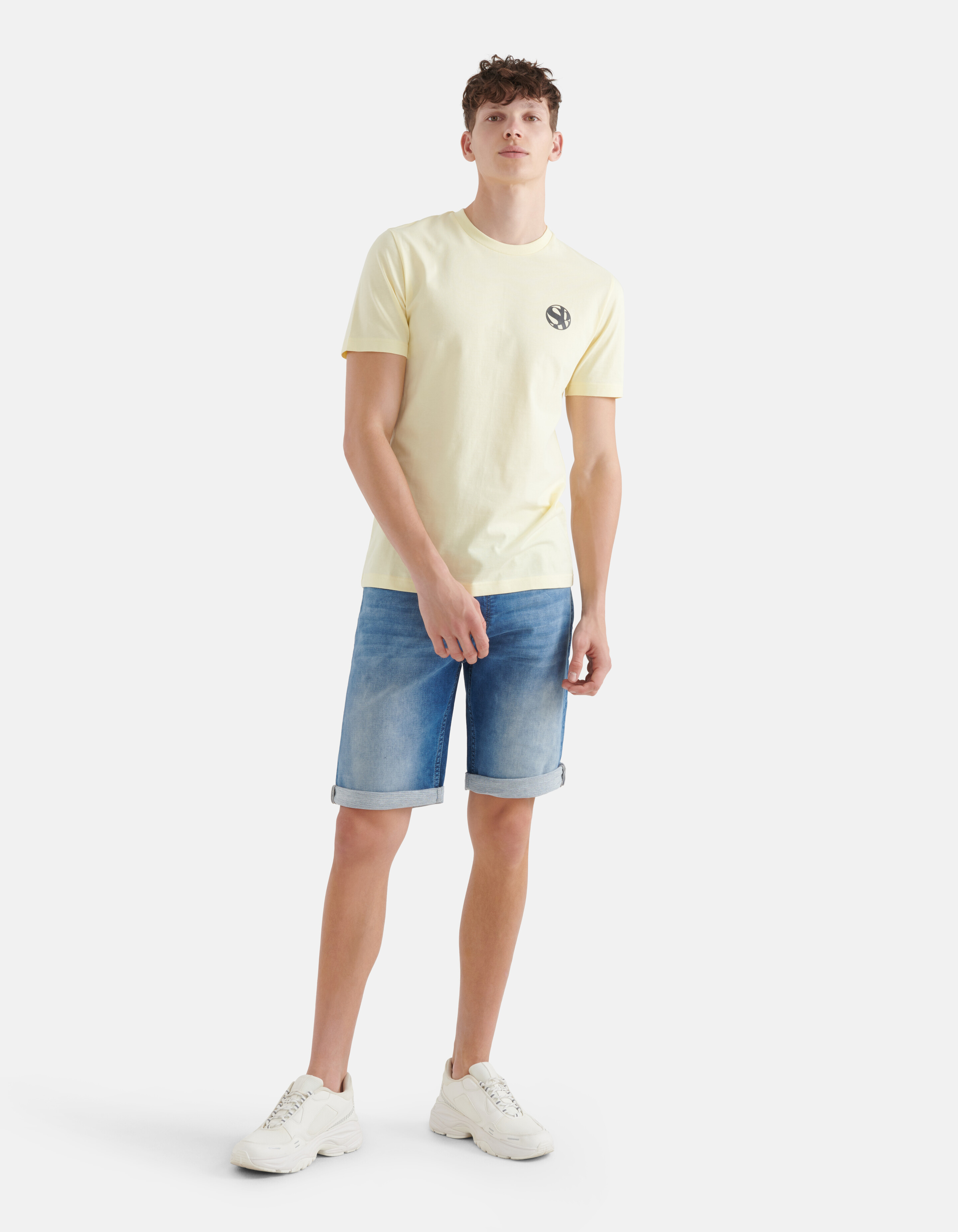 Artwork T-shirt Hellgelb SHOEBY MEN