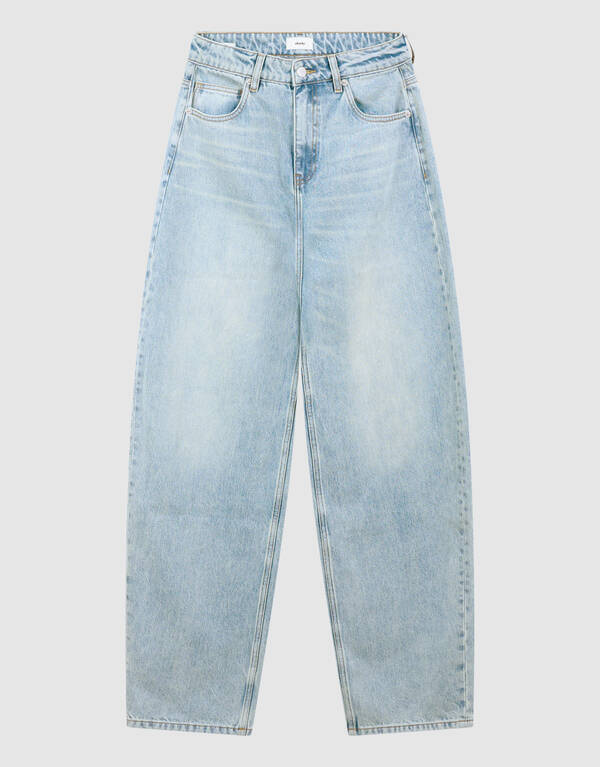 Heavy Barrel Fit Jeans Hellblau SHOEBY WOMEN