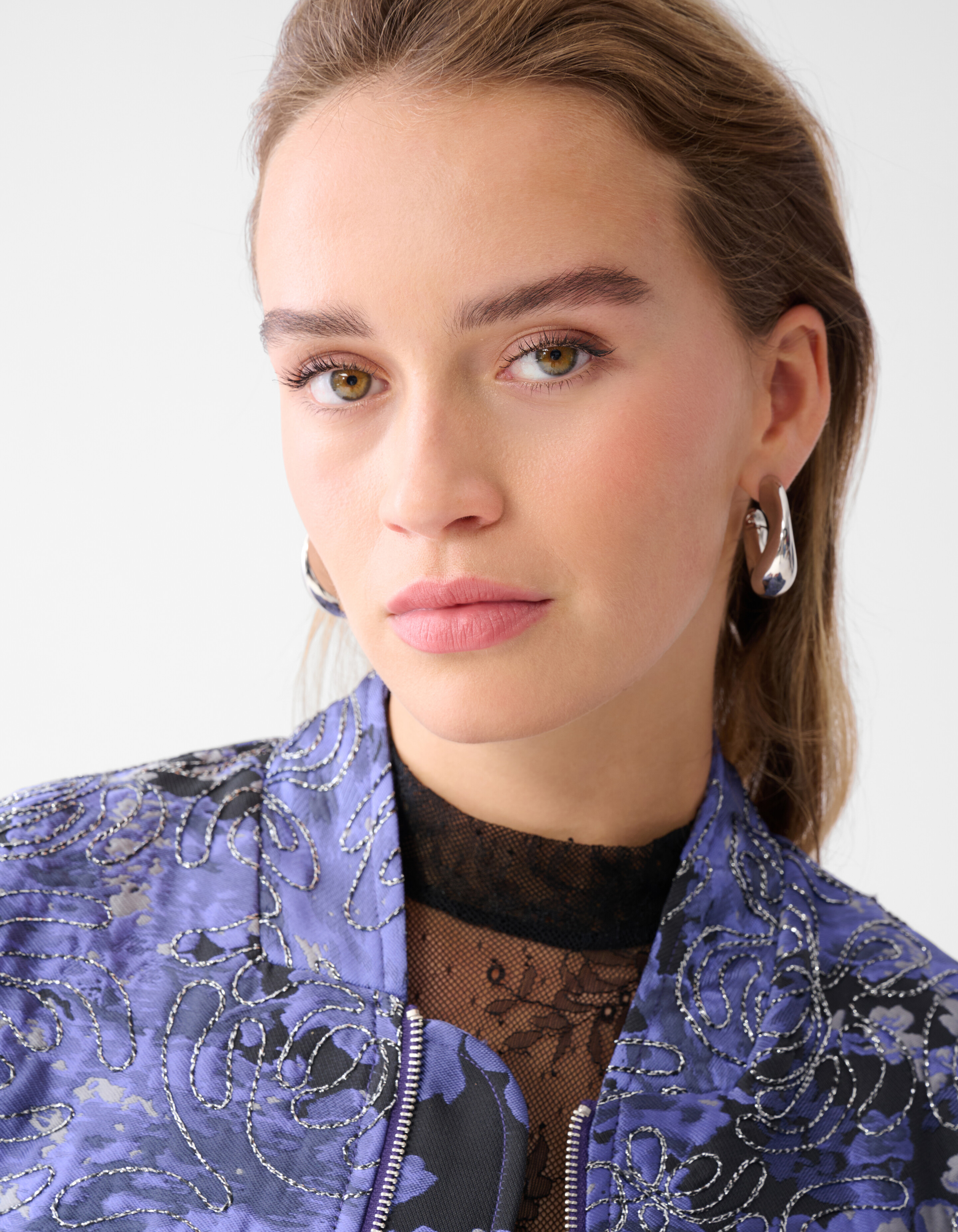 Jacquard-Bomber Schwarz SHOEBY WOMEN