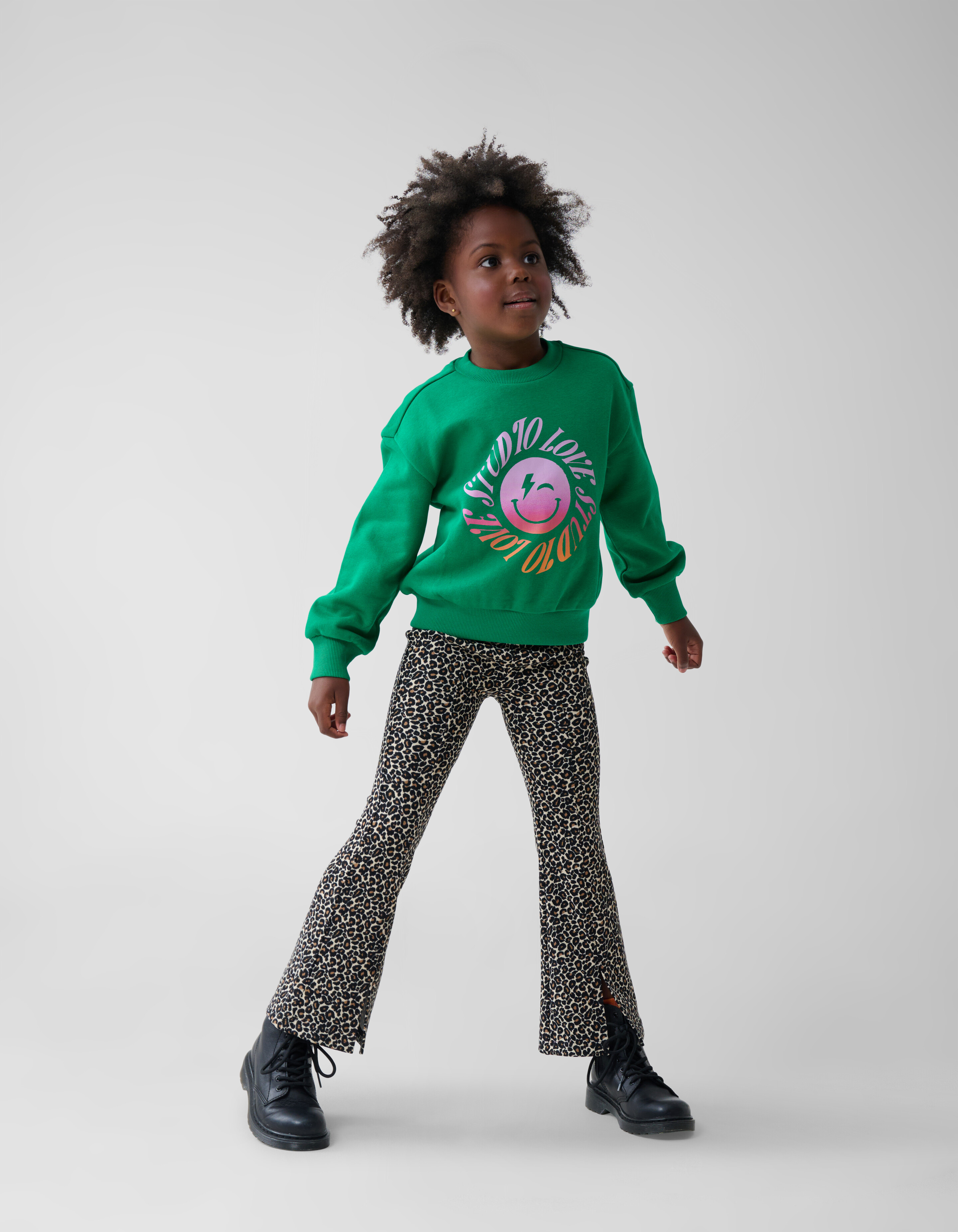 Artwork Pullover Grün SHOEBY GIRLS