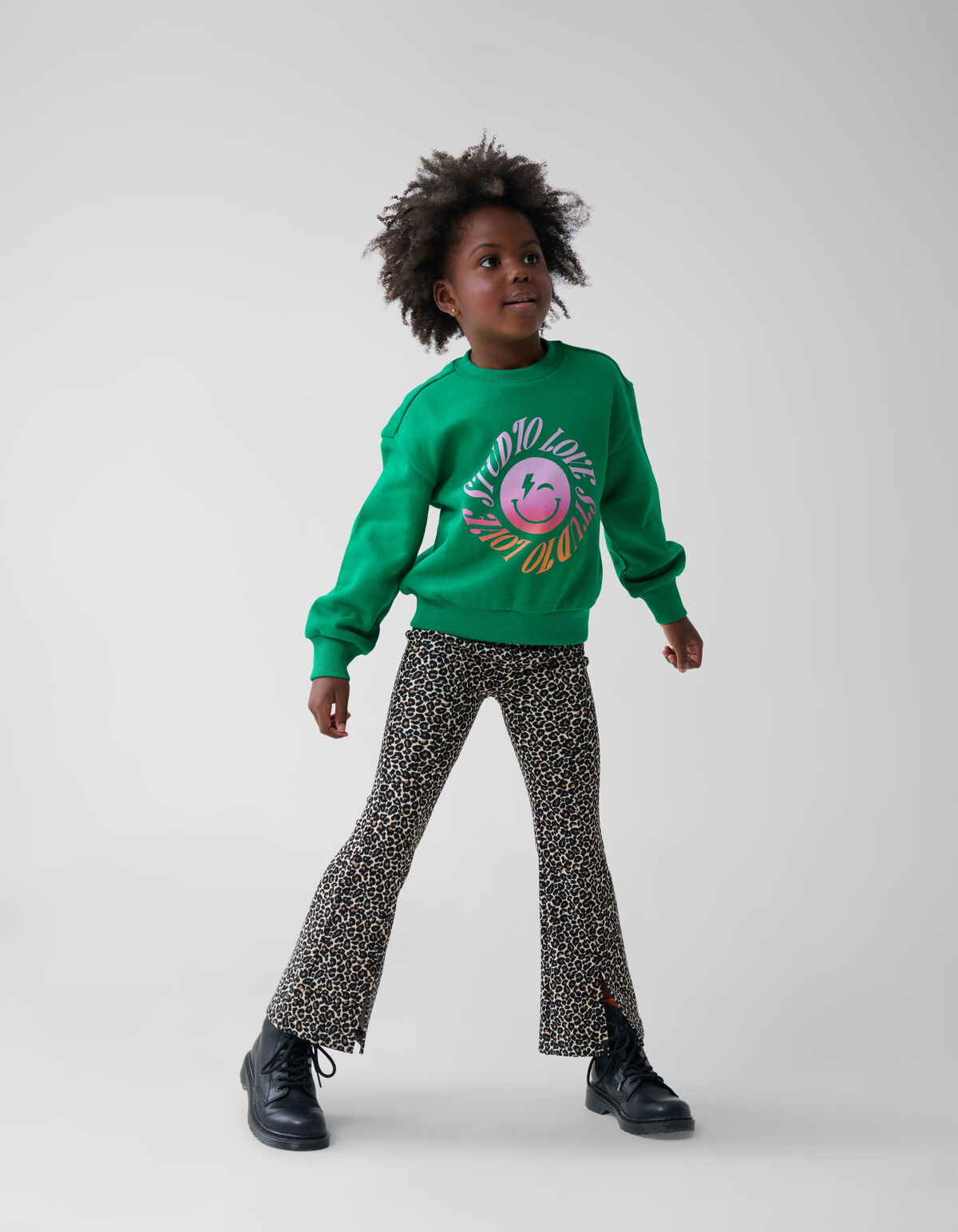 Artwork Pullover Grün SHOEBY GIRLS