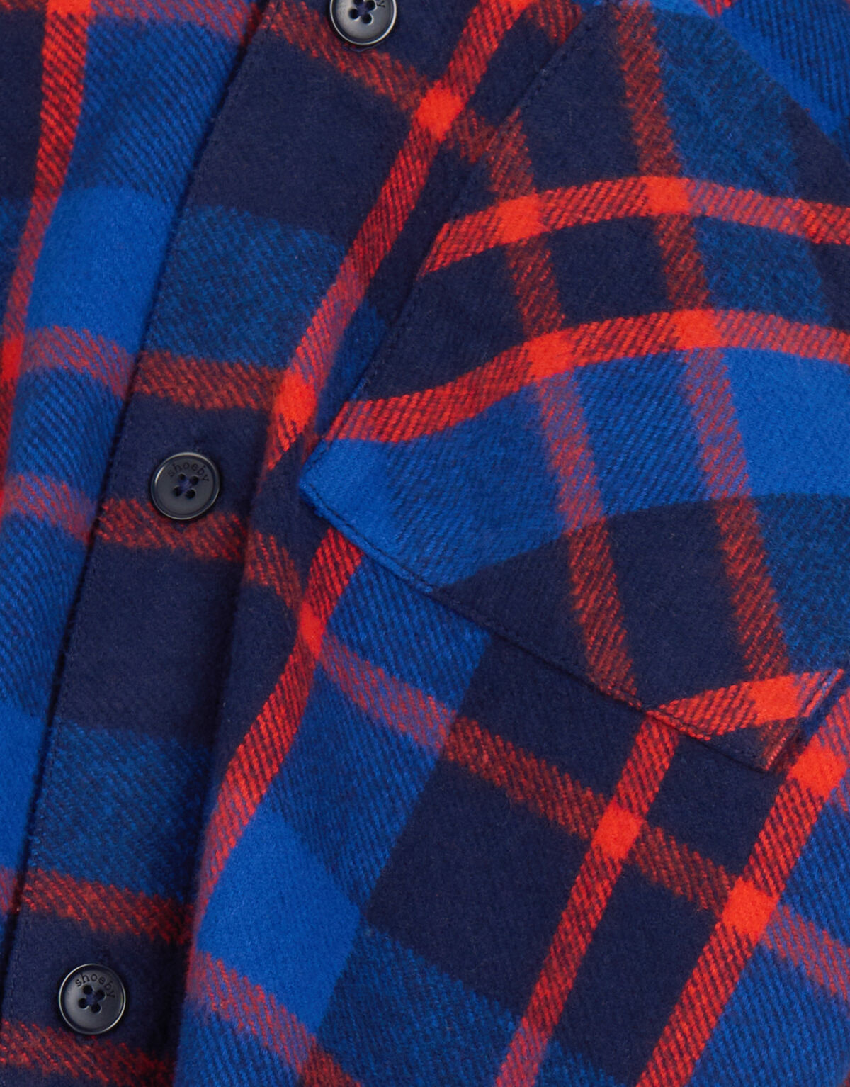 Kariertes Überhemd Blau SHOEBY BOYS
