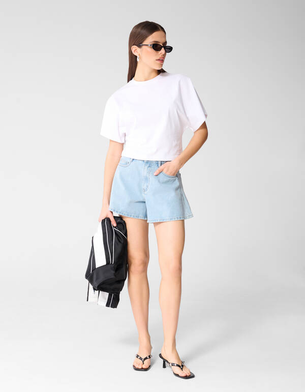 Denim-Shorts gebleicht von Monica SHOEBY WOMEN