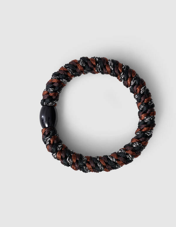 Lurex Haargummi Dunkelbraun SHOEBY ACCESSOIRES